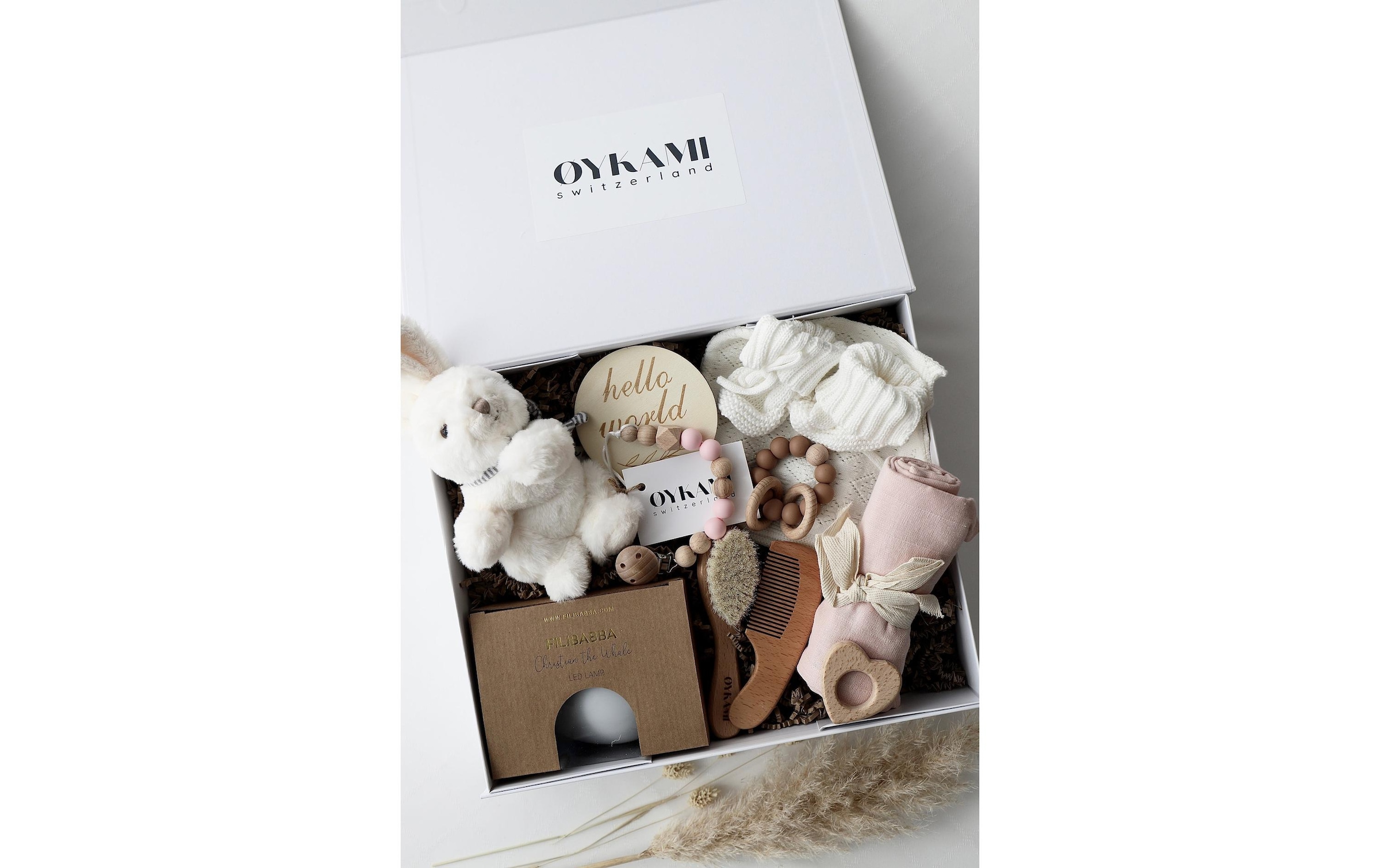Babypflege-Set »Oykami Paris Hase«, Holzart: Buche (Fagus sylvatica) - China