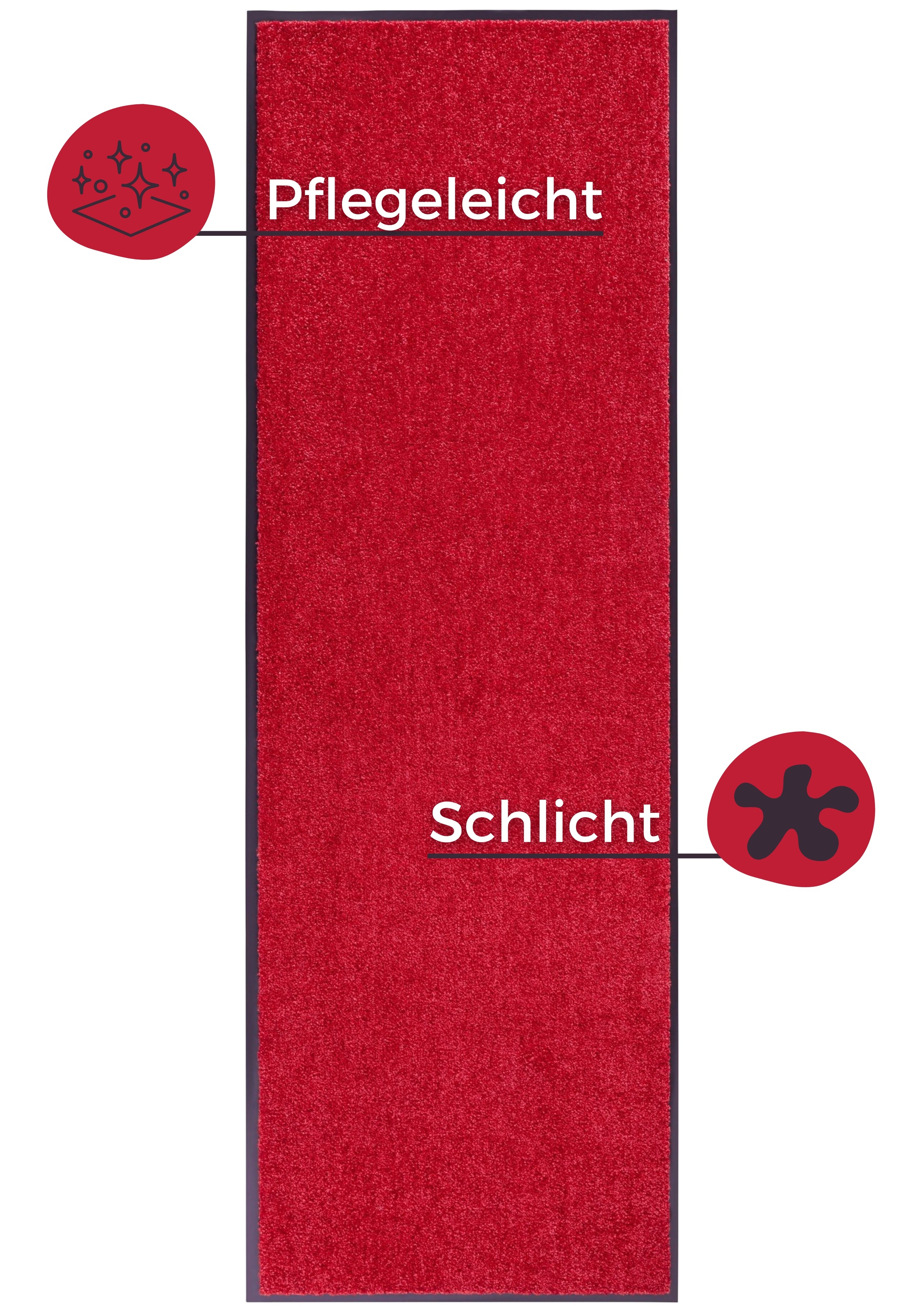 HANSE Home Fussmatte »Wash & Clean«, rechteckig, 7 mm Höhe, Schmutzfangmatte, Türmatte, In- und Outdoor, Teppich, Läufer, waschbar