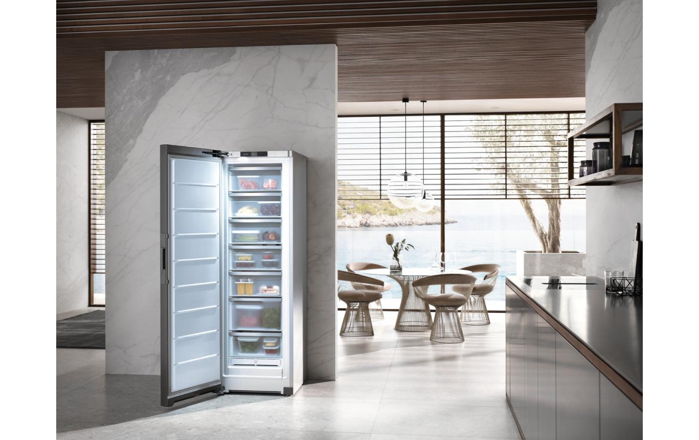 Miele Gefrierschrank »FNS 4882 D Links, Wechselbar«, 185,5 cm hoch, 60 cm breit