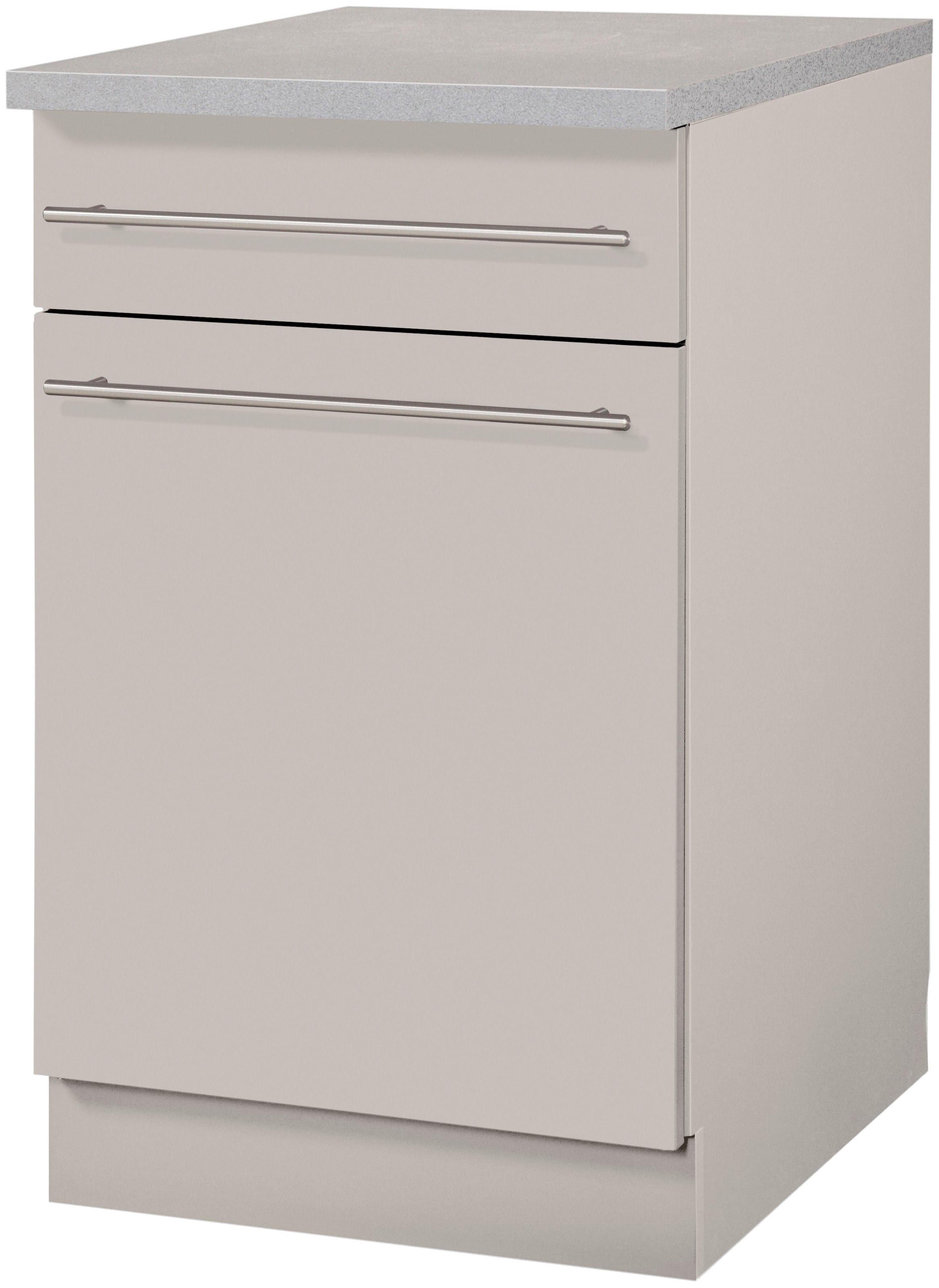wiho Küchen Unterschrank "Chicago" 50 cm breit, 1 Schubkasten und 1 Tür