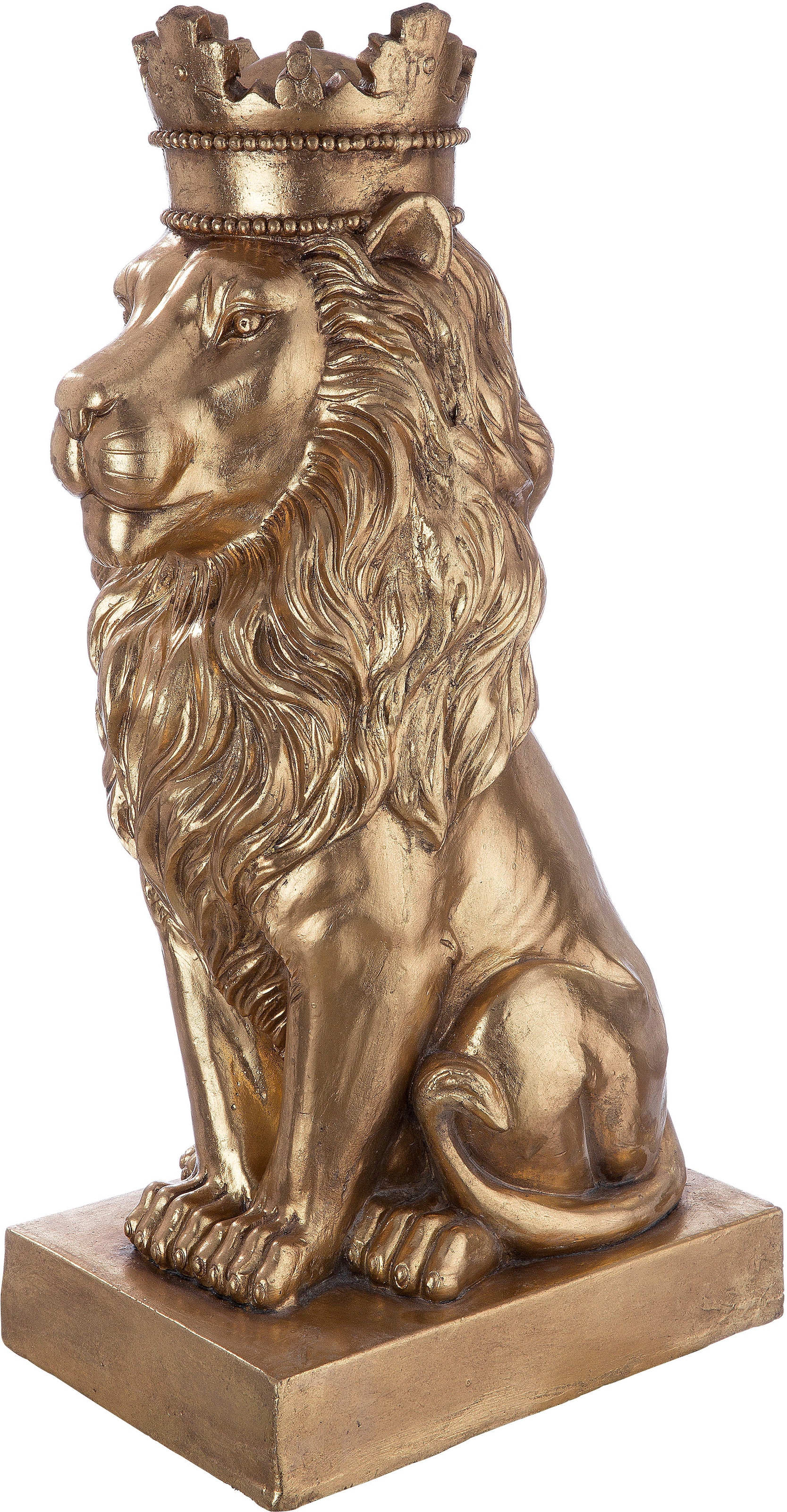 Casablanca | shoppen goldfarben Löwe, online Gilde »Skulptur Dekofigur Jelmoli-Versand gold«, by