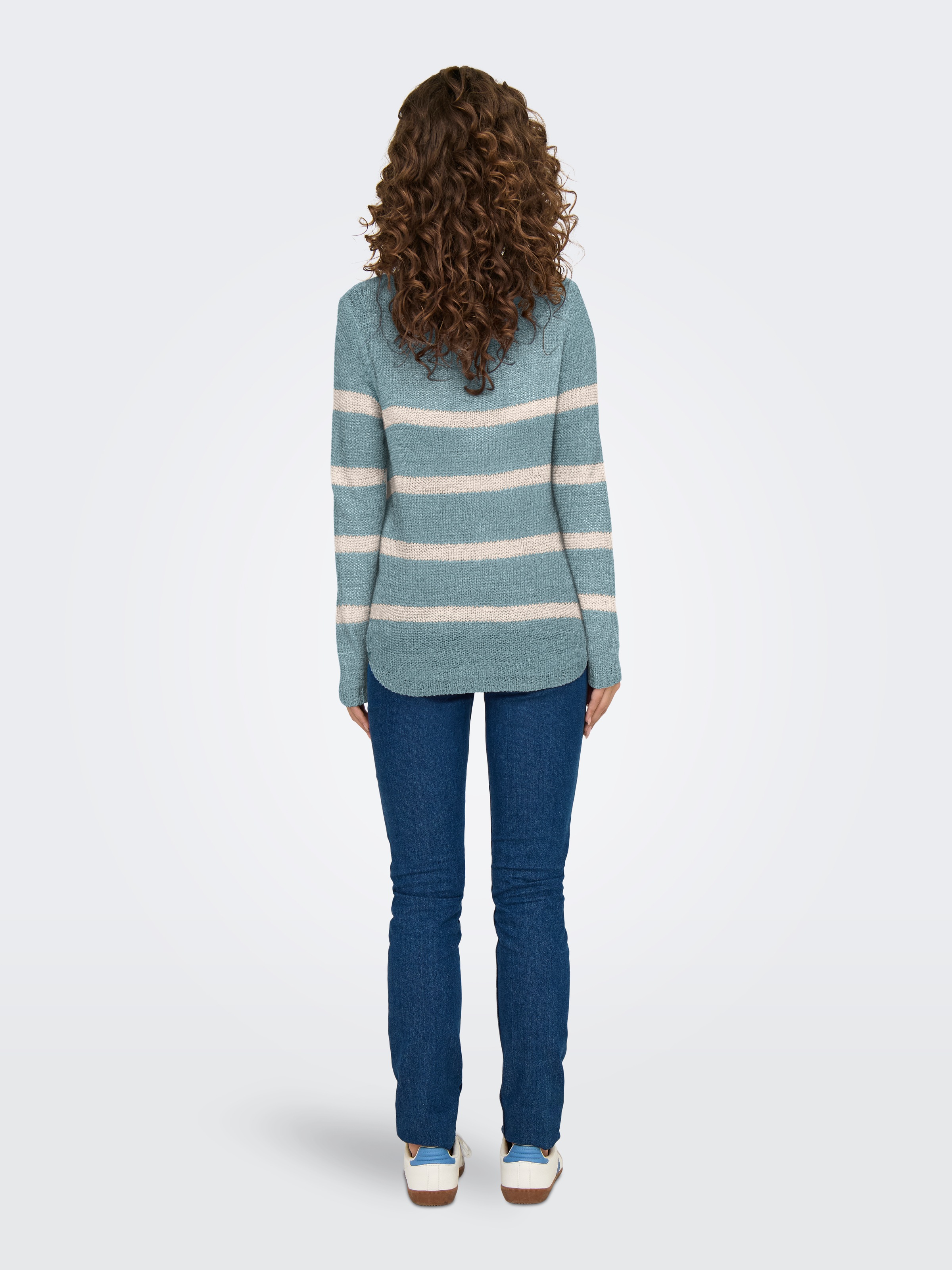 ONLY Strickpullover »ONLGEENA XO L/S PULLOVER KNT NOOS«, mit Rundhalsausschnitt