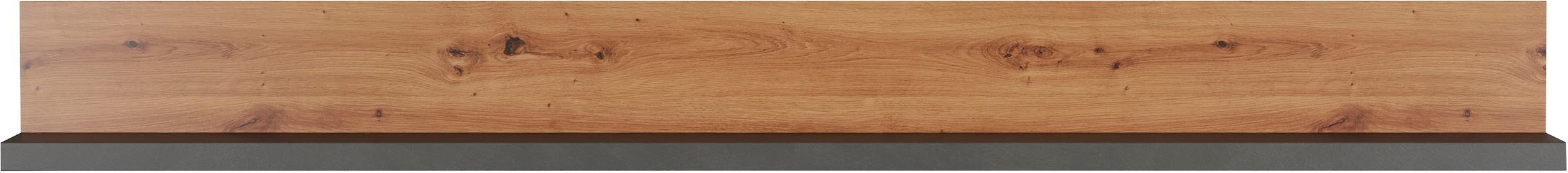 Home affaire Wandboard »Ambres«, (1 St.), Bücherleiste in matter Echtholzoptik - Masse (B/T/H) 180/22/20 cm
