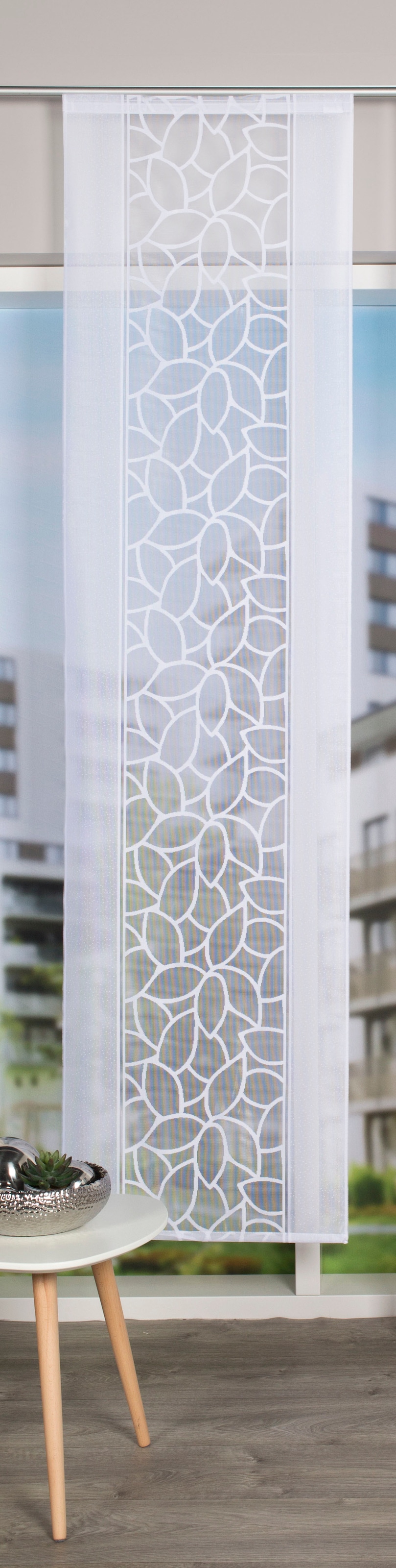 HOME WOHNIDEEN Schiebegardine »KONTURO«, (1 St.), Schiebevorhang Jacquard