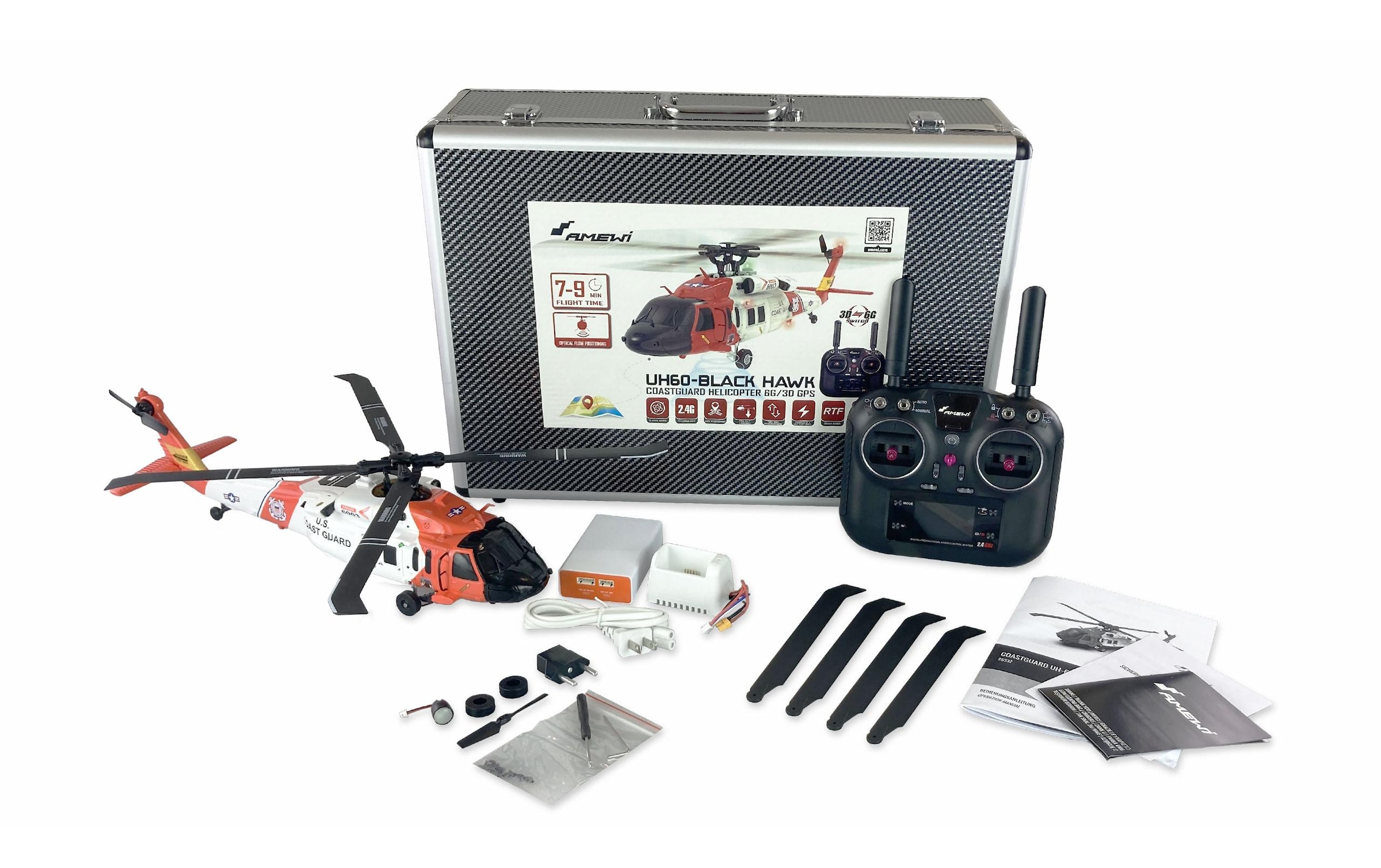 Amewi RC-Helikopter »UH60 Black Hawk Co«