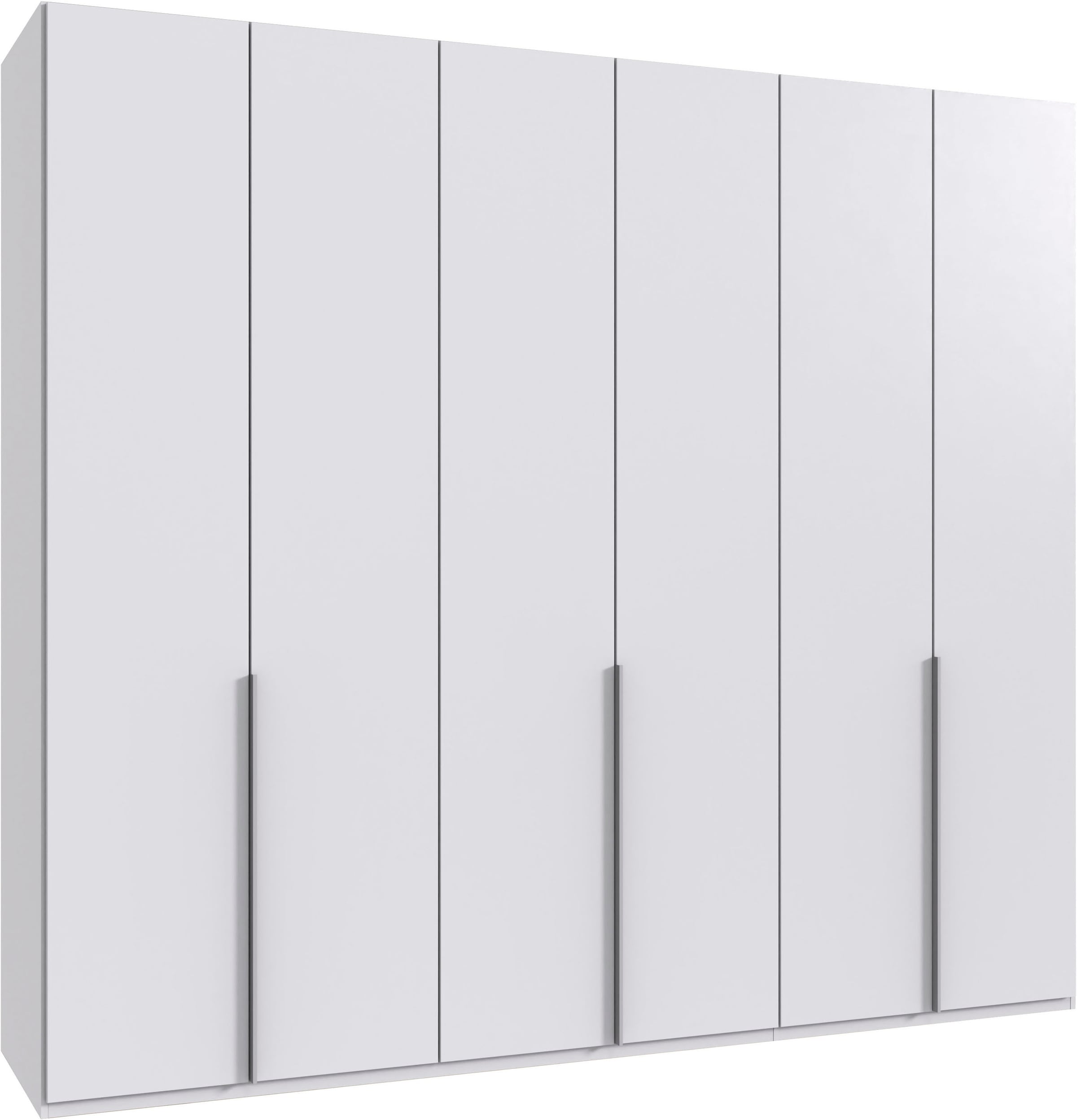 Wimex Kleiderschrank »Mugano,in 5 Breiten,2 Höhen,2 Tiefen, viele Farben, Made in Germany« in Basic oder Premium Ausstattung, mit langen Griffen aus Metall, mit oder ohne Spiegel