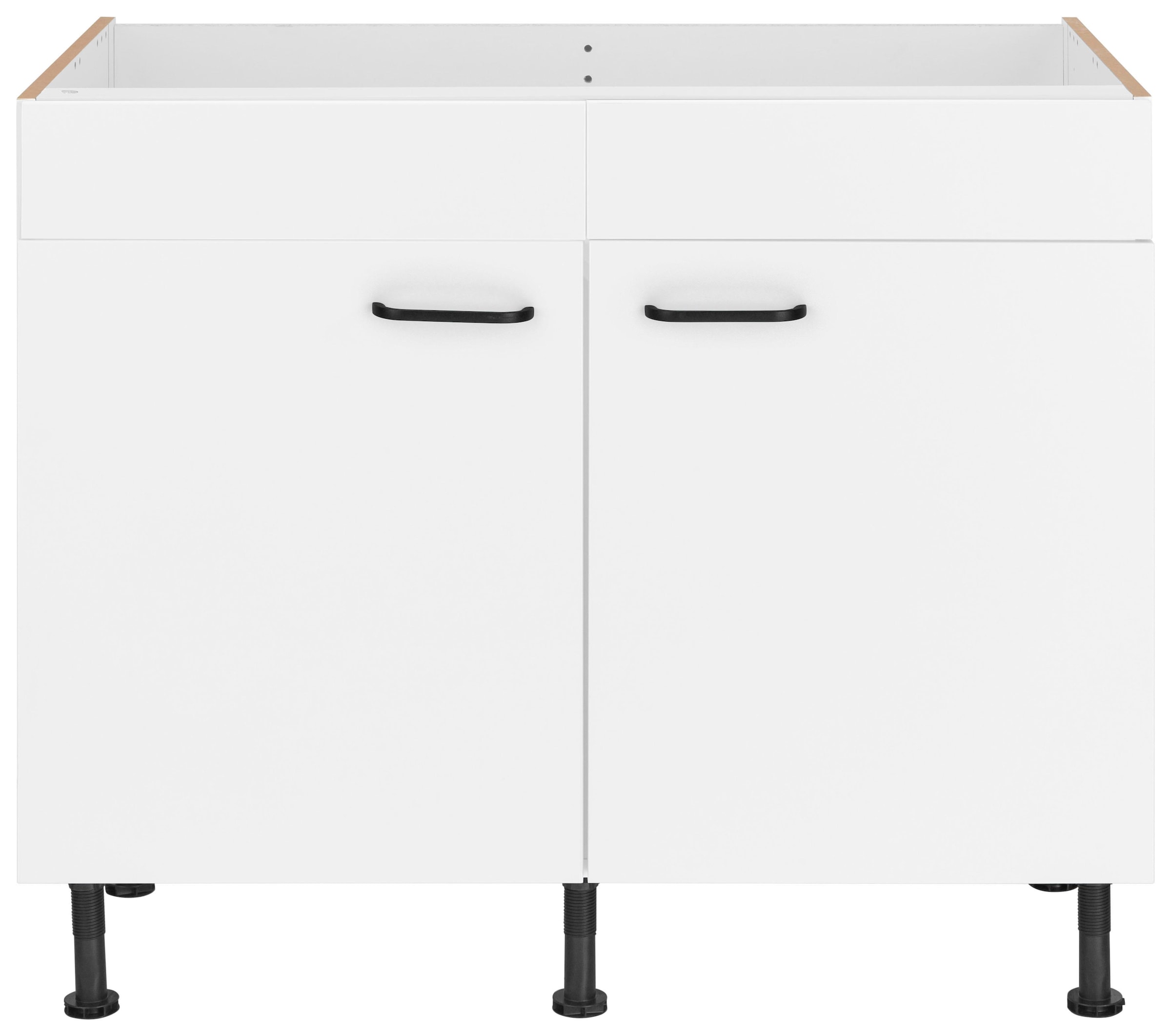 OPTIFIT Spülenschrank »Elga«, mit Soft-Close-Funktion, höhenverstellbaren Füssen, Breite 100 cm