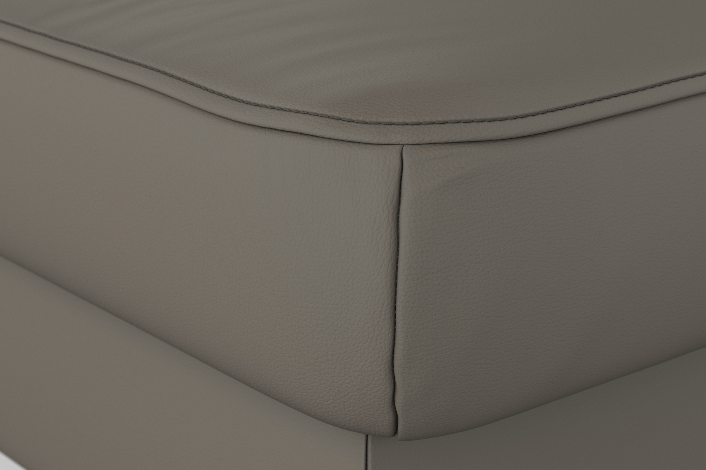 sit&more Hocker »Bendigo«, mit Klappfunktion, Bodenfreiheit 15 cm, wahlweise in 2 Fussfarben