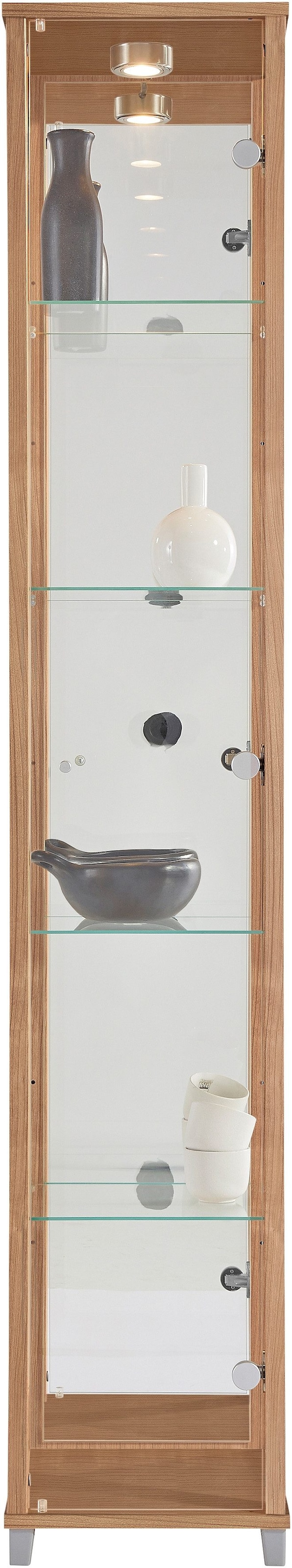 fif möbel Vitrine »OPTIMA«, Standvitrine/Glasvitrine 1x Glastür,perfekt für Sammler,Sammlervitrine
