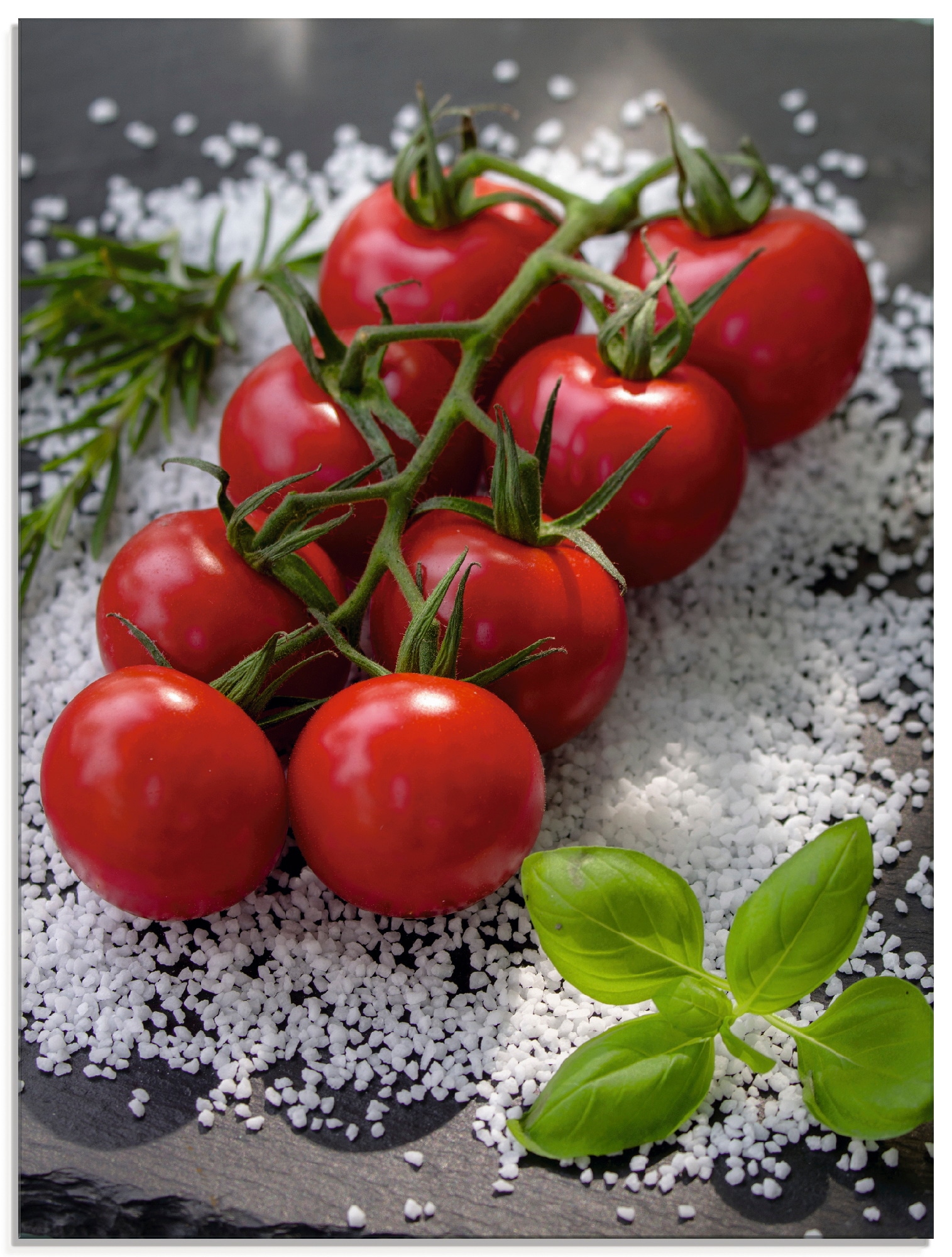 Artland Glasbild »Tomaten Rispe auf Salz«, Lebensmittel, (1 St.), in verschiedenen  Grössen online kaufen | Jelmoli-Versand | Poster