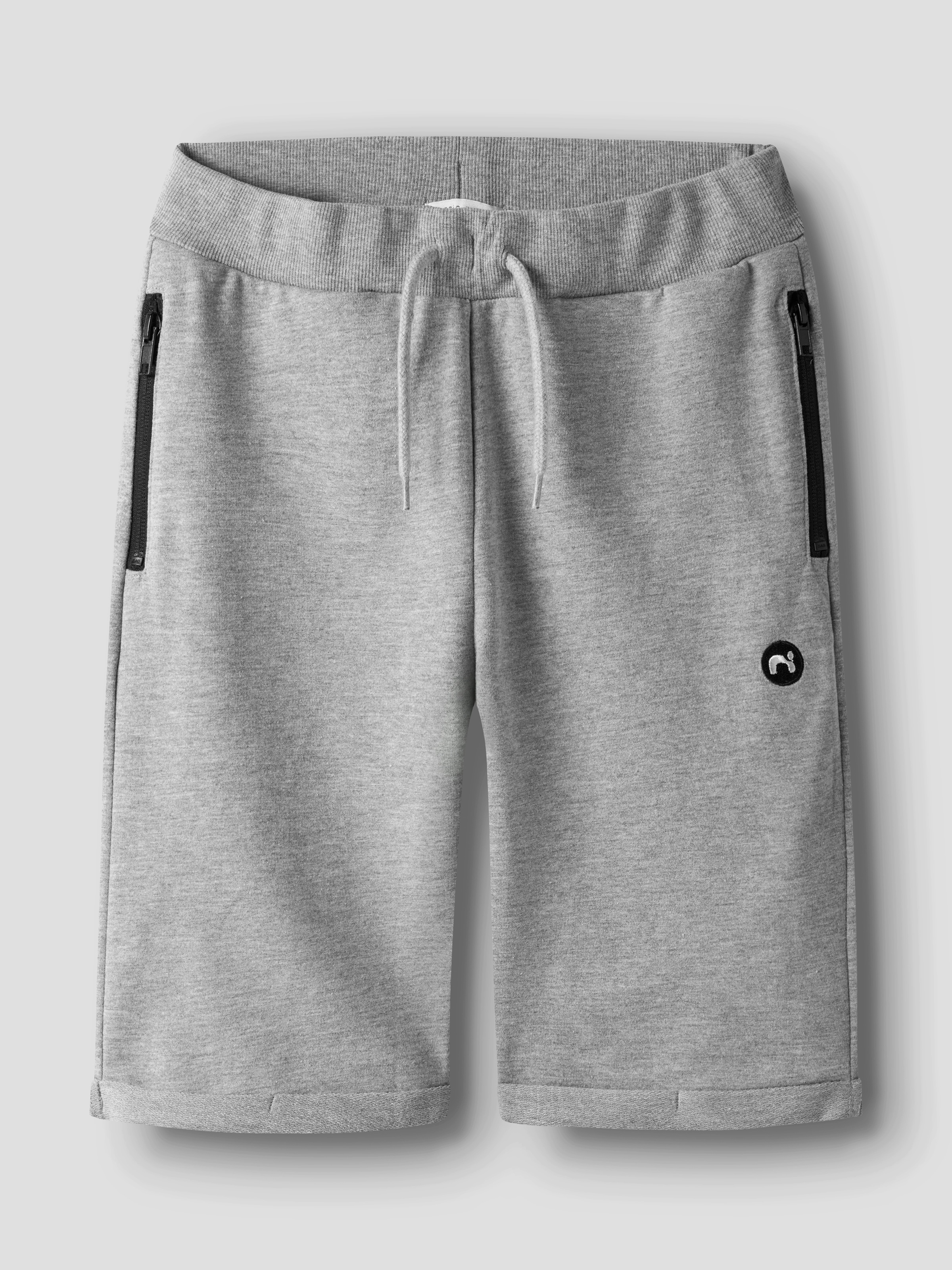 Name It Sweatshorts »NKMVIMO SWE SHORTS BRU NOOS« Baumwollmischung, Umschlagsaum, Reissverschlusstaschen
