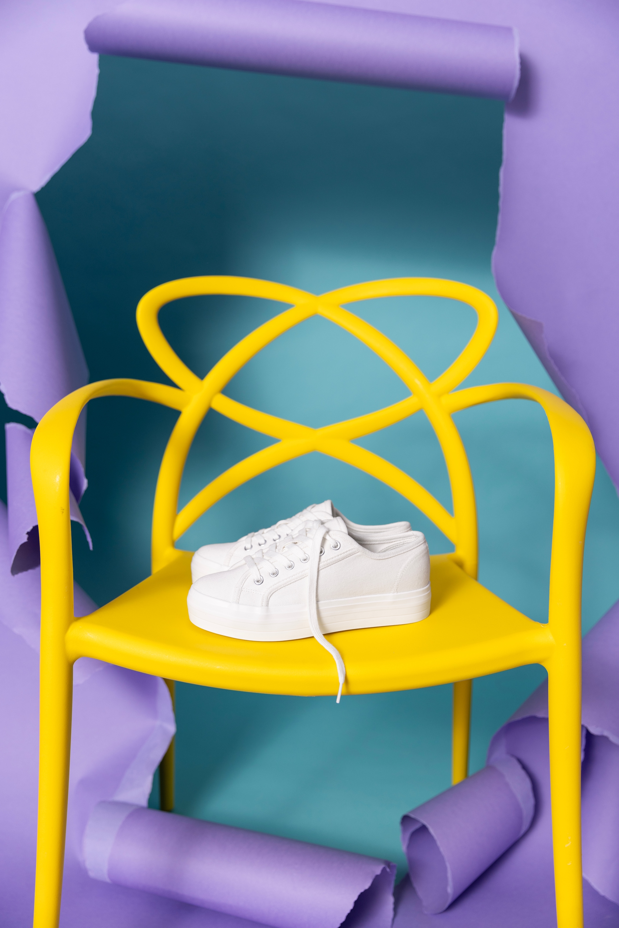 Aniston SHOES Plateausneaker, Freízeitschuh, Basic-Sneaker, Schnürschuh - NEUE KOLLEKTION