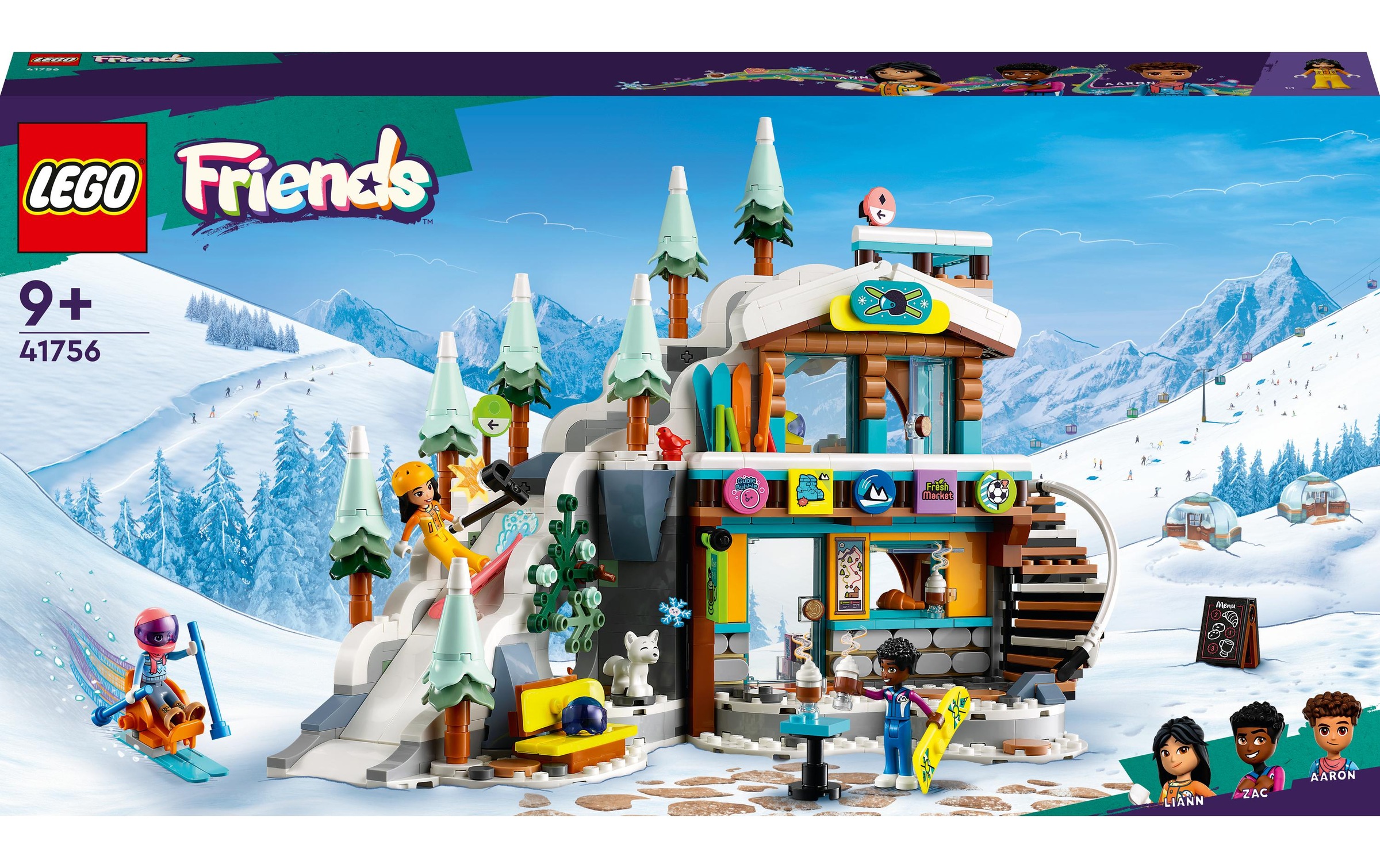 LEGO® Spielbausteine »Skipiste und Café 417«, (980 St.)