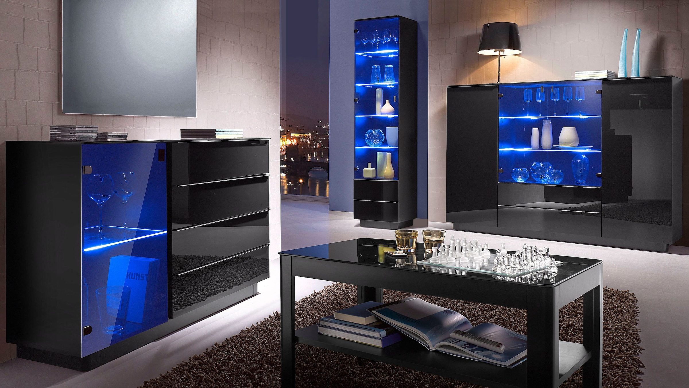 Shop of LED Style im bestellen Glaskantenbeleuchtung Places ❤ Jelmoli-Online