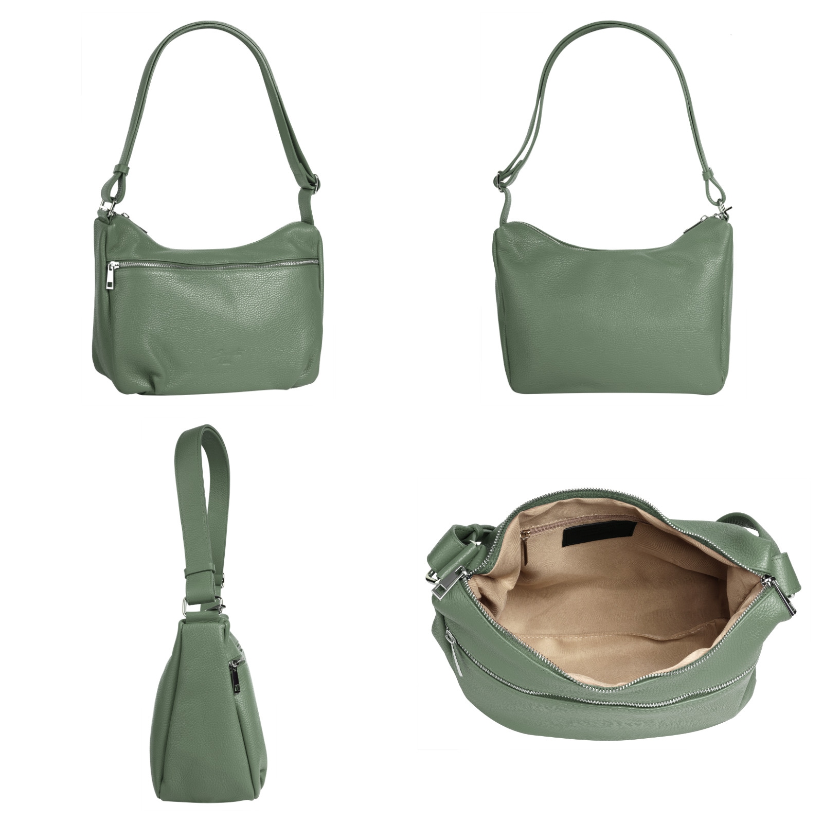 Samantha Look Shopper, echt Leder, Made in Italy