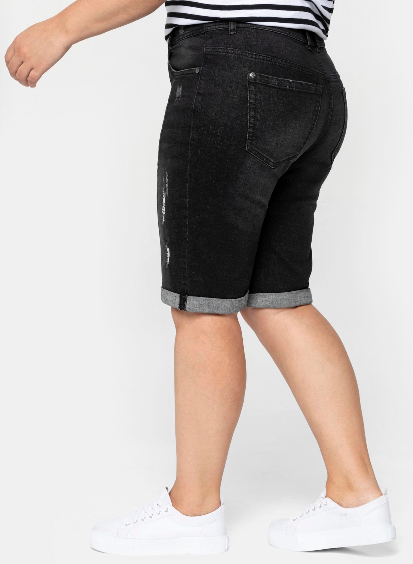 Sheego Jeansbermudas, (1 tlg.)