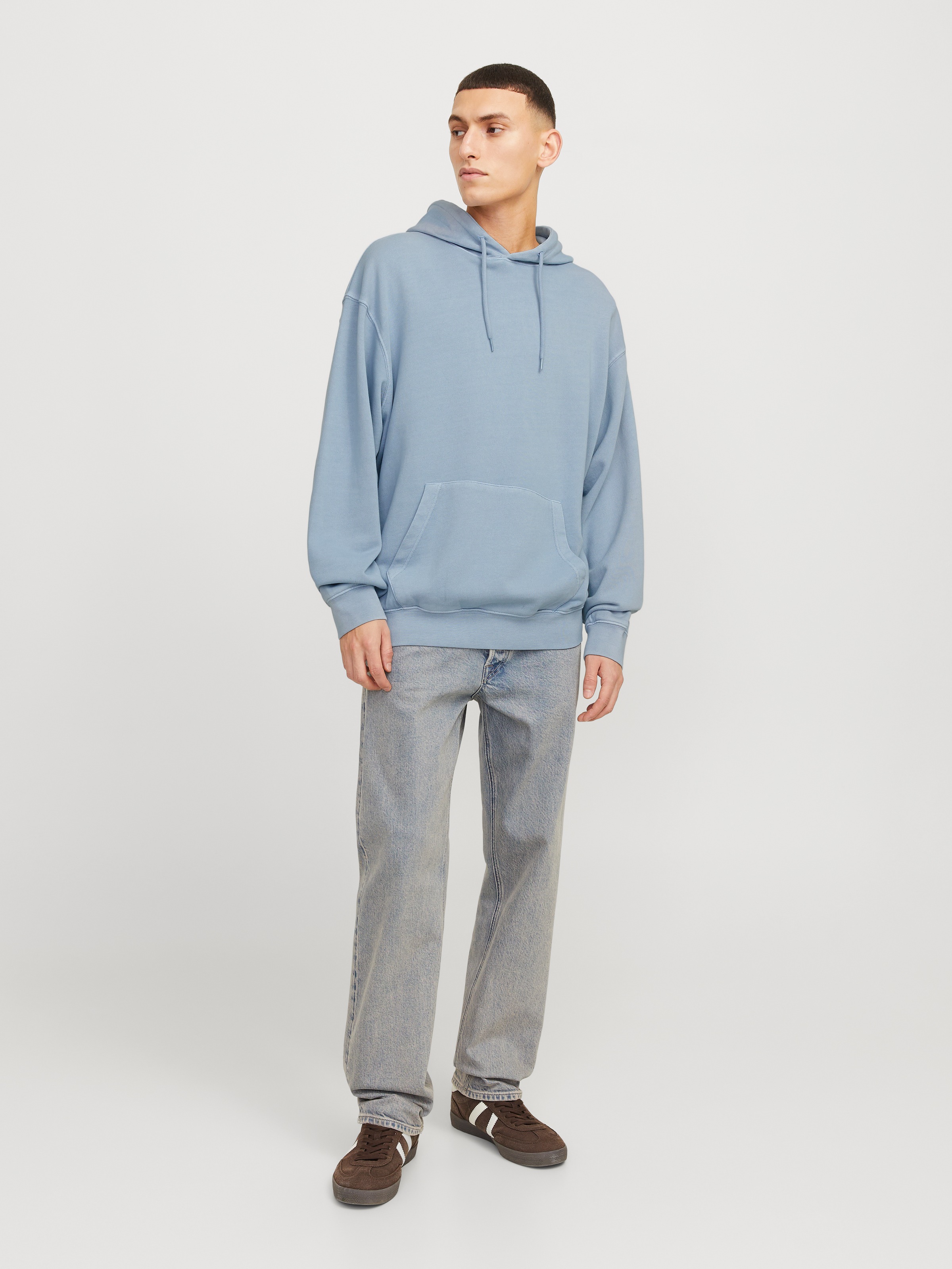 Jack & Jones Kapuzensweatshirt »JJECHARGE FADED SWEAT HOOD NOOS«, mit Kapuze