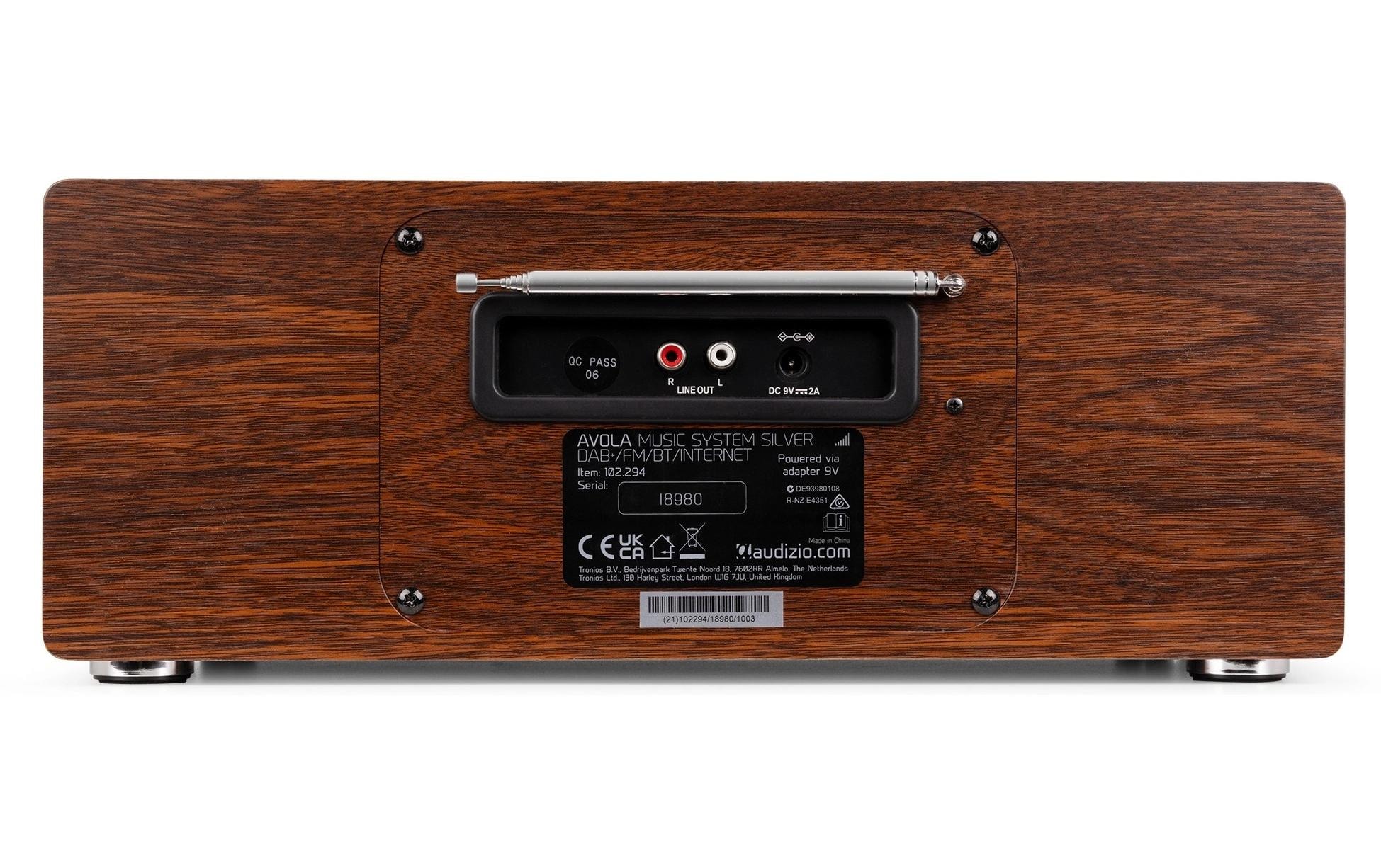 AUDIZIO Digitalradio (DAB+) »Avola«, (Digitalradio (DAB+)-FM-Tuner)