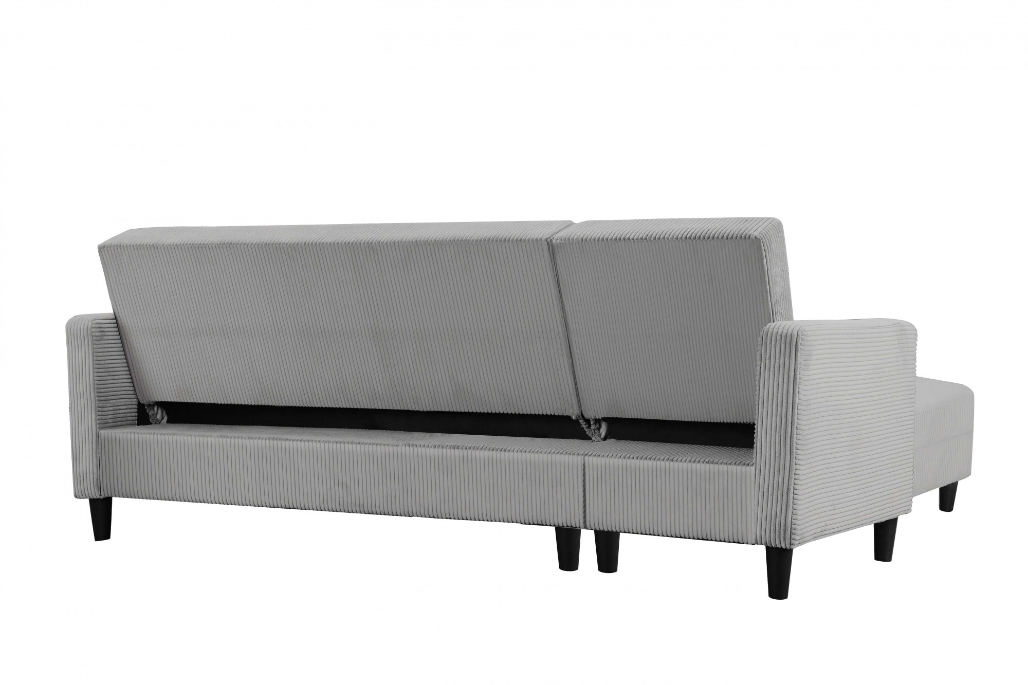 Dorel Home Ecksofa »Hartford II«, mit Bettfunktion und Stauraum, Recamiere beidseitig montierbar