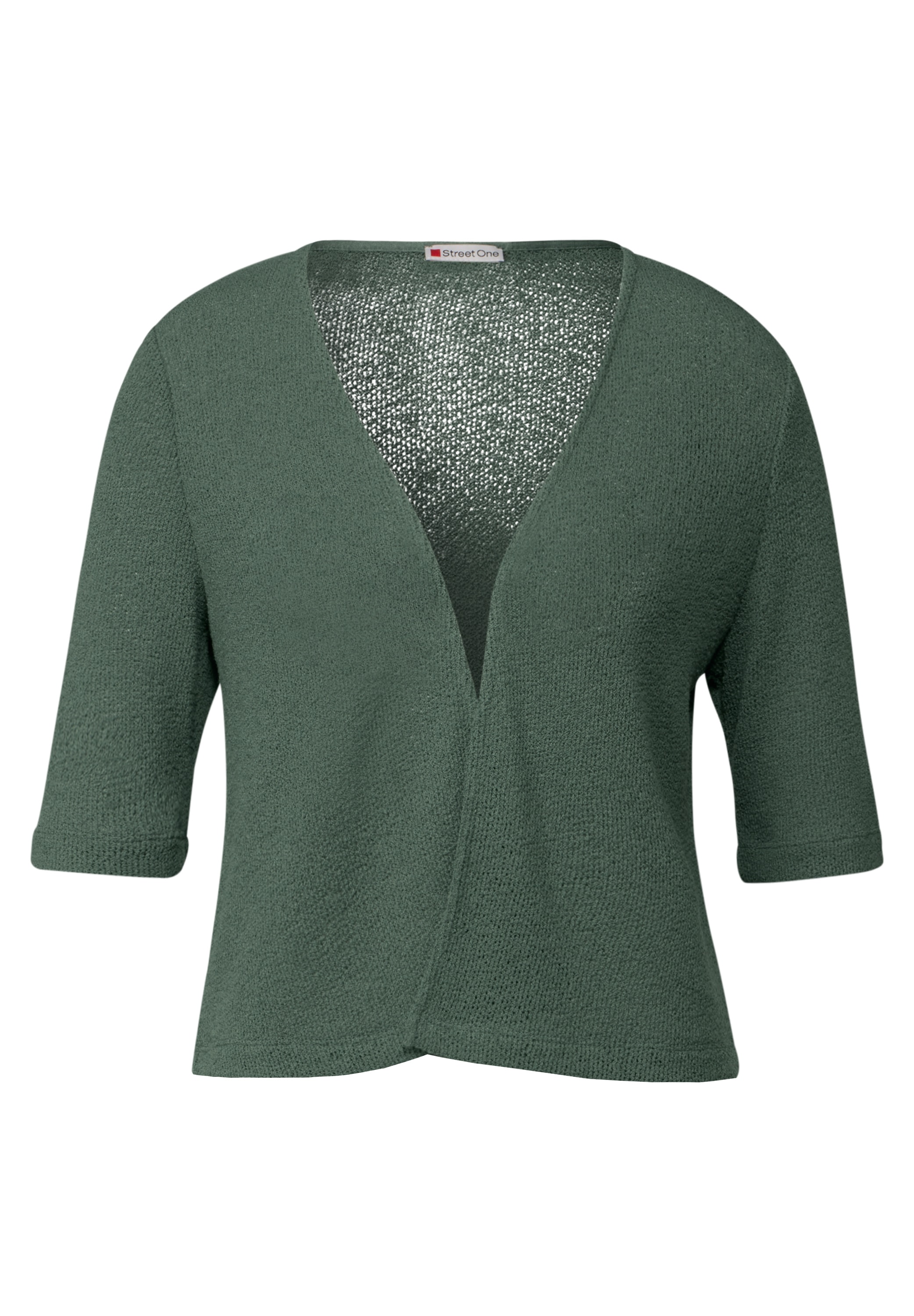 STREET ONE Shirtjacke, im Strick-Look