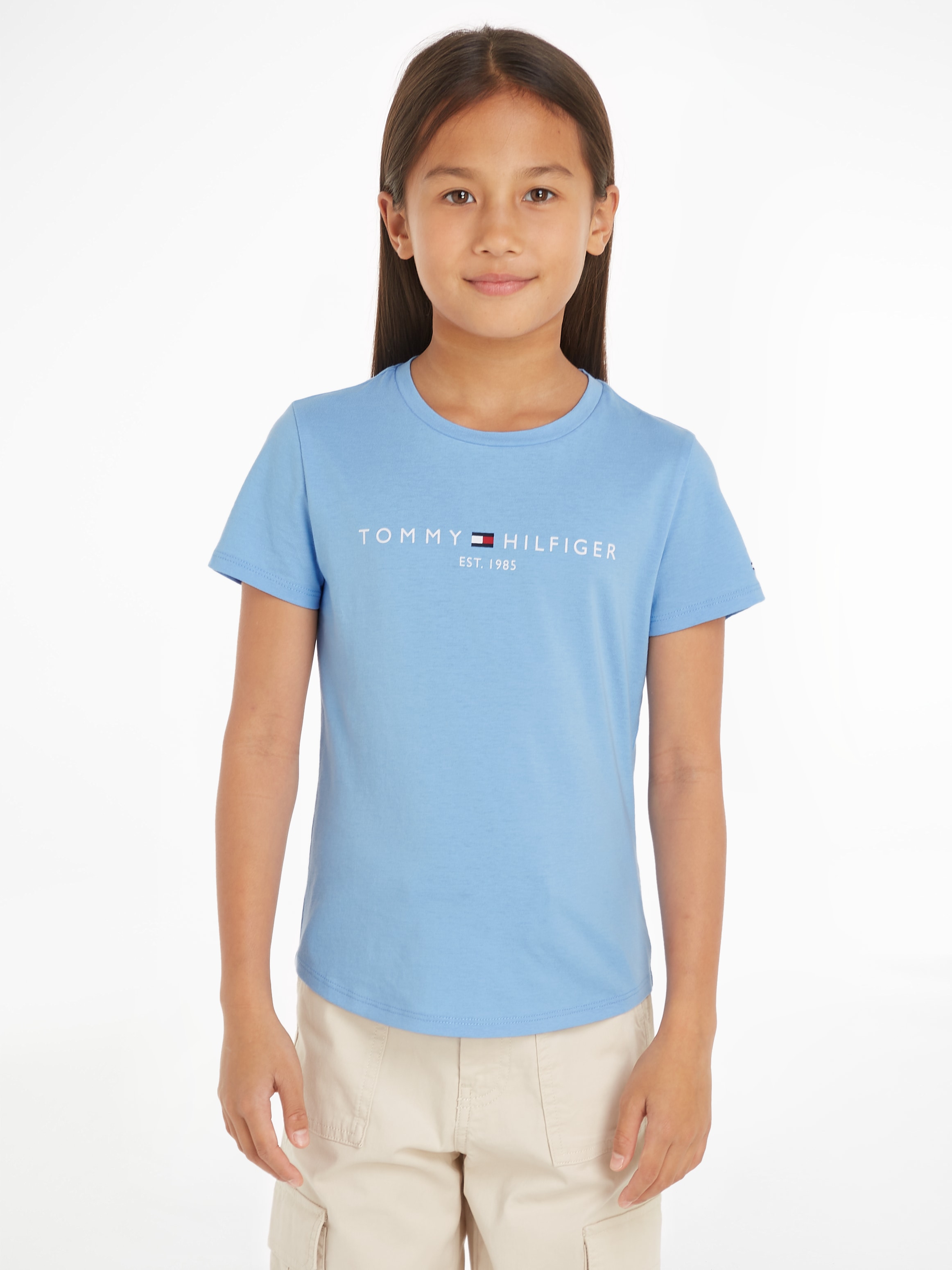 Tommy Hilfiger Kurzarmshirt »ESSENTIAL TEE S/S« 1 Stk. mit Tommy Hilfiger Logoschriftzug
