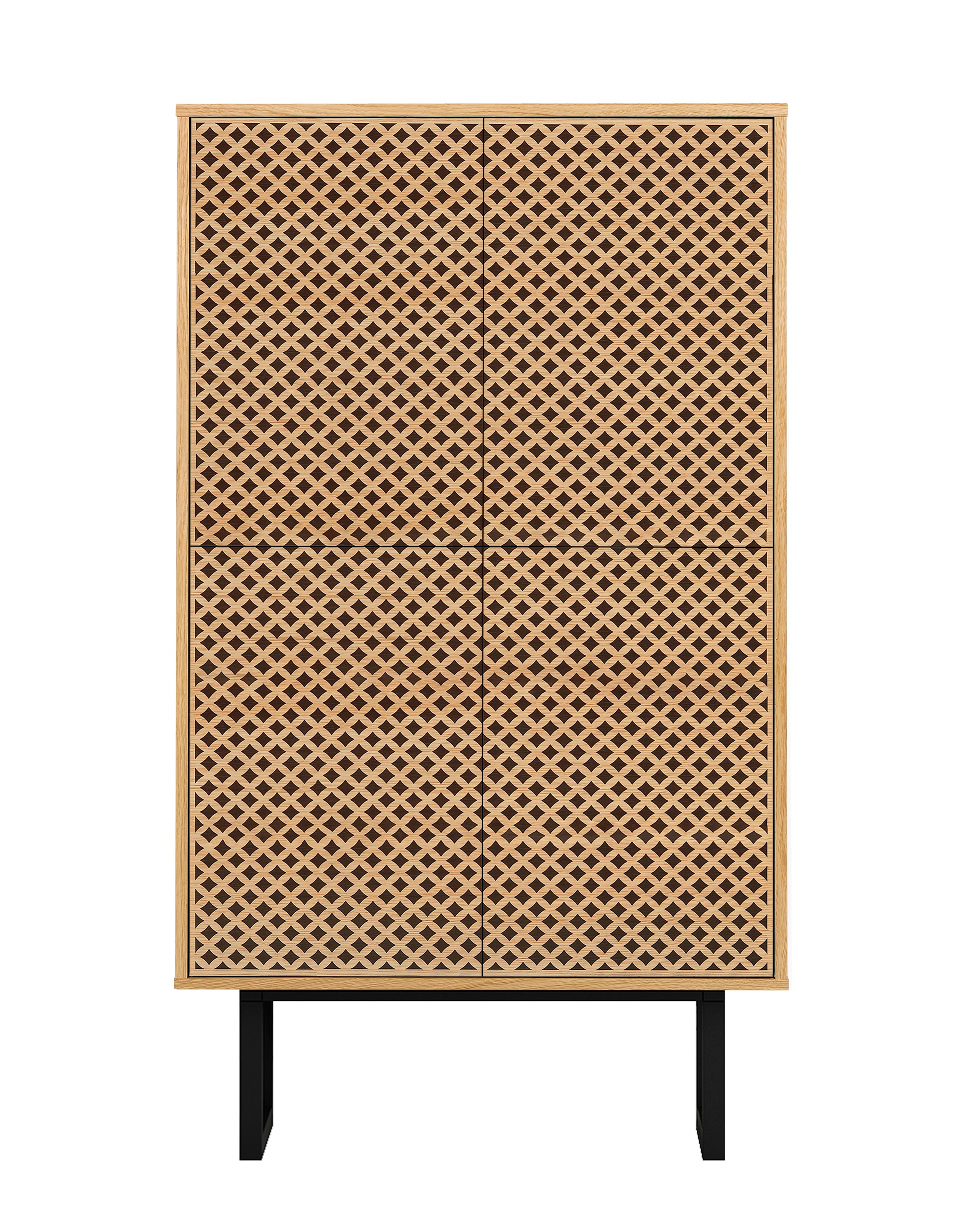 Woodman Highboard, Kommode im skandinavischen Design, FSC®-zertifiziert