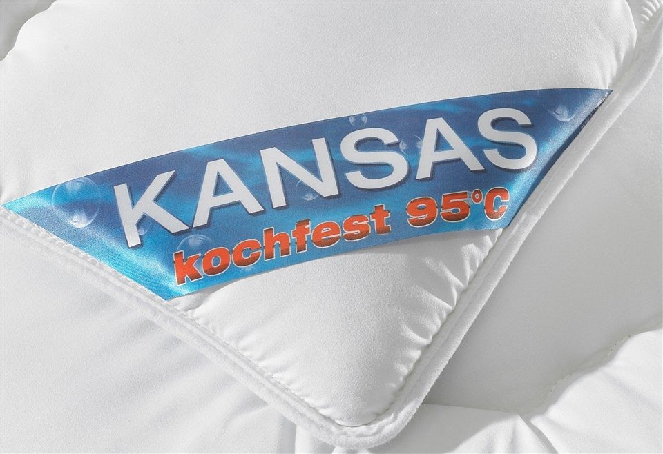 fan Microfaserbettdecke »Kansas«, leicht, Füllung Polyesterfaser, Bezug 100% Polyester, (1 St.), Bettdecke in 135x200 cm und weiteren Grössen, für Sommer oder Winter