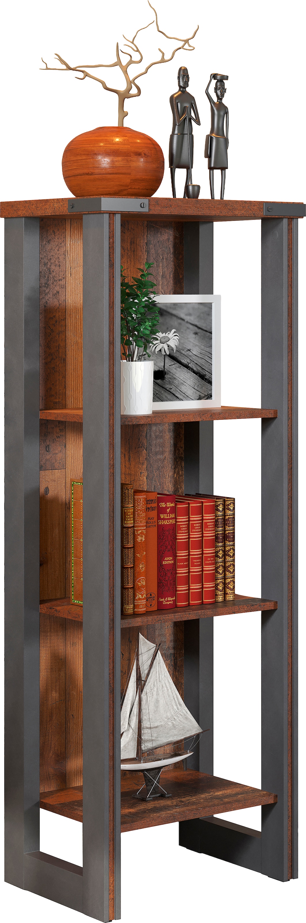 Home affaire Aktenregal »Bristol«, modernes Design, Bücherregal, Masse (B/T/H) 50/35/36 cm