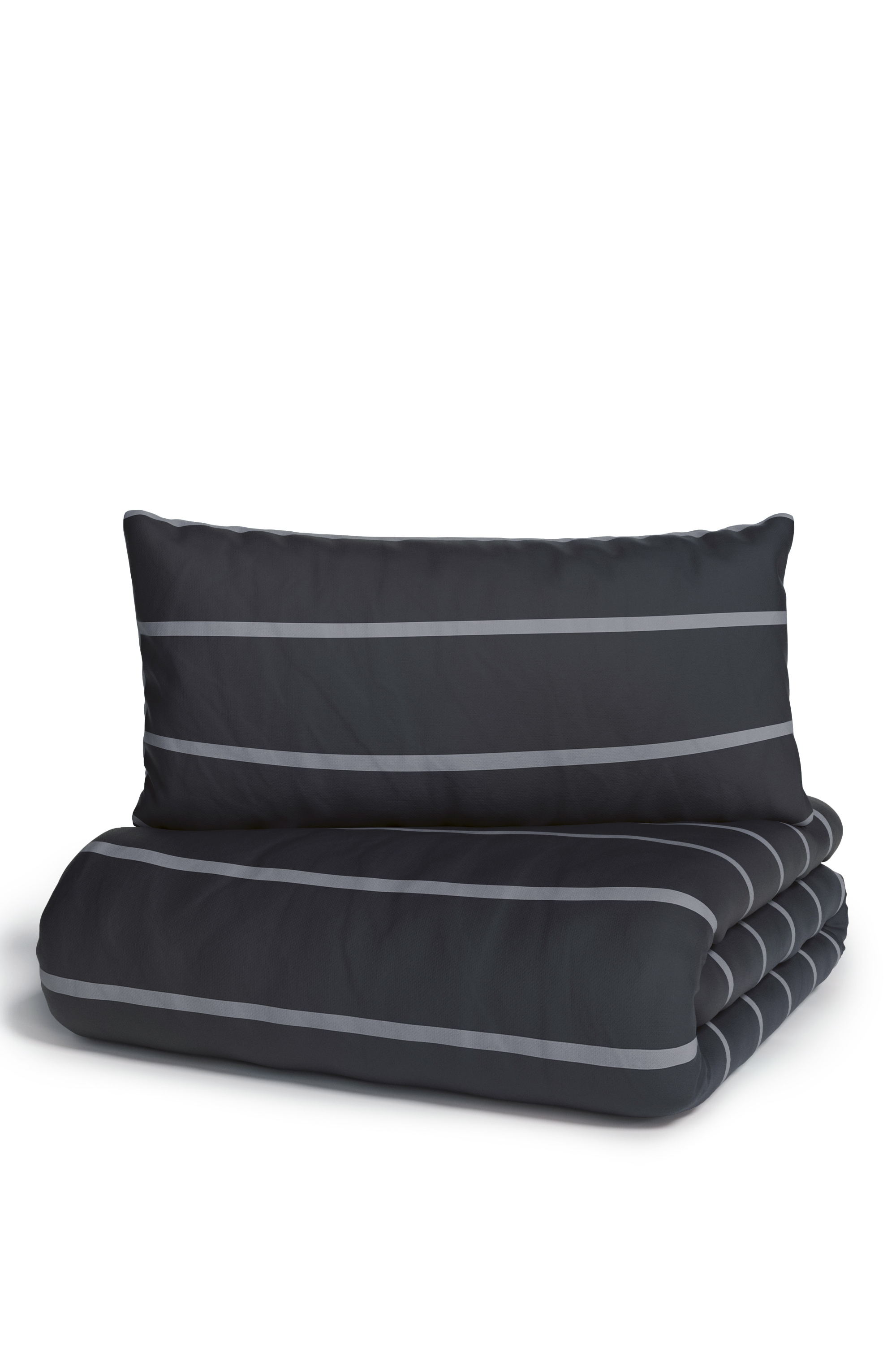 my home Bettwäsche »Katja«, Bettwäsche aus Baumwolle, Bettwäsche mit Streifen-Design, Wendeoptik