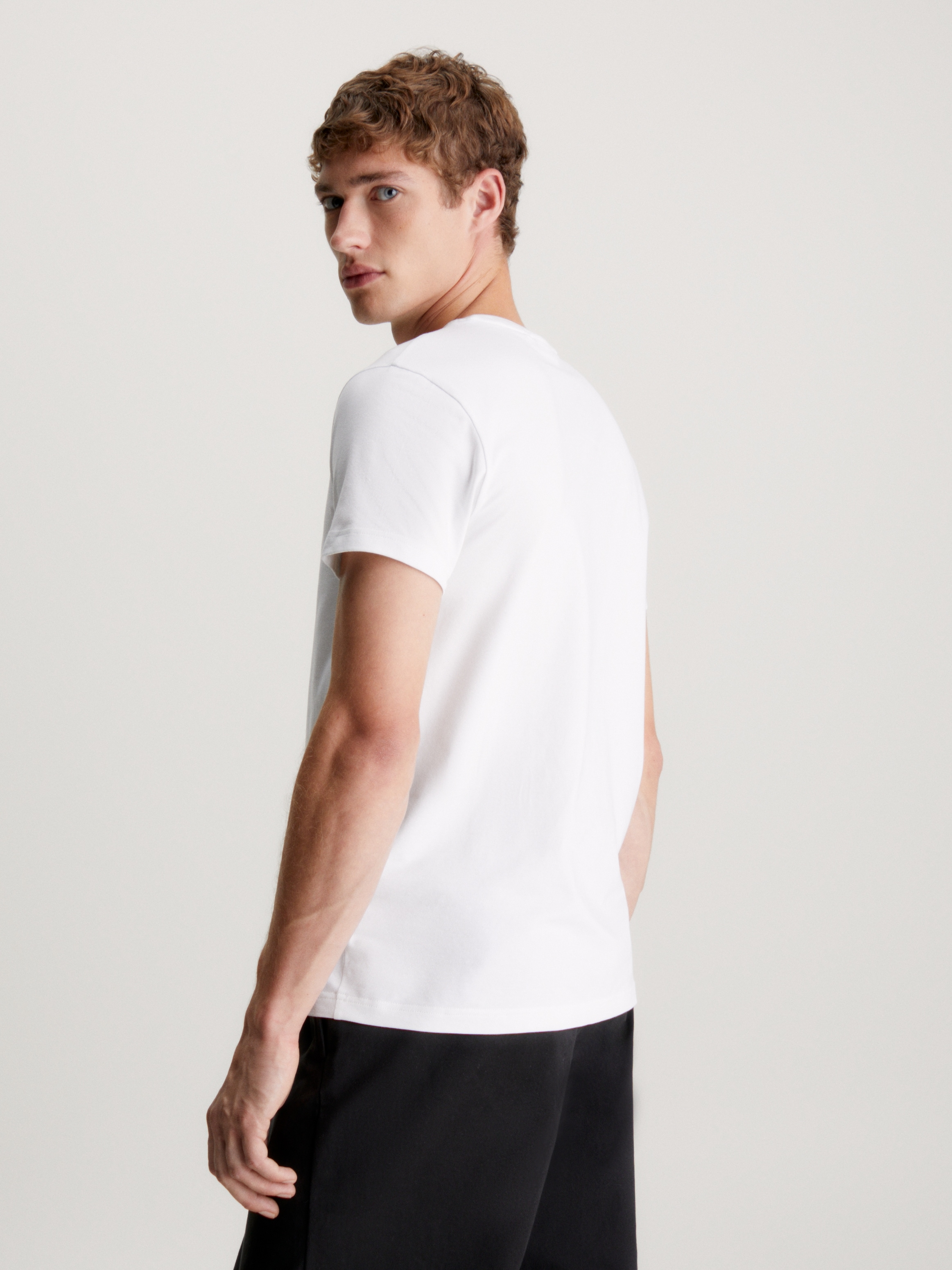 Calvin Klein T-Shirt »STRETCH SLIM FIT T-SHIRT«, mit Rundhalsausschnitt