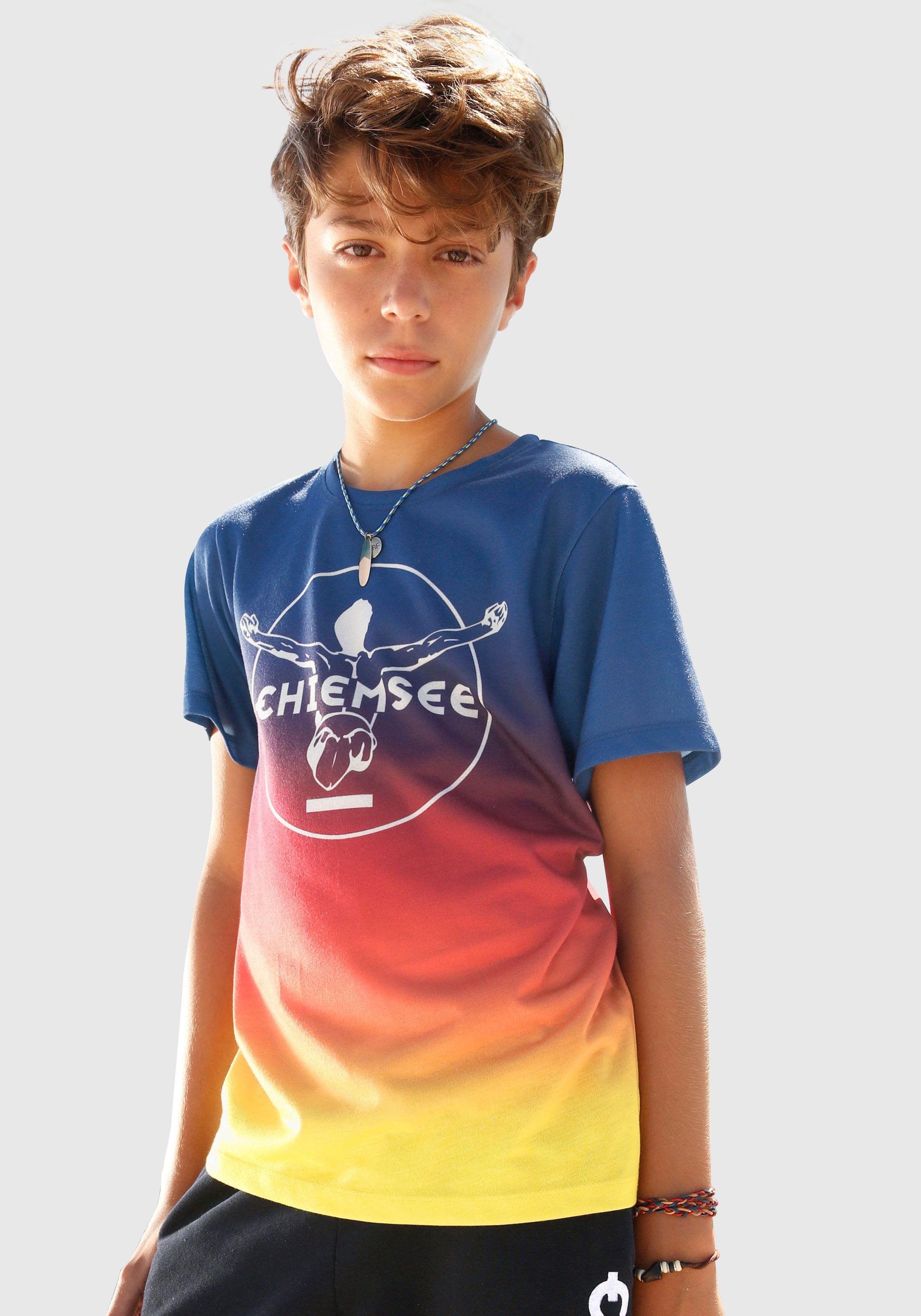im Farbverlauf günstig | mit ✵ Chiemsee T-Shirt, bestellen Jelmoli-Versand Druck vorn