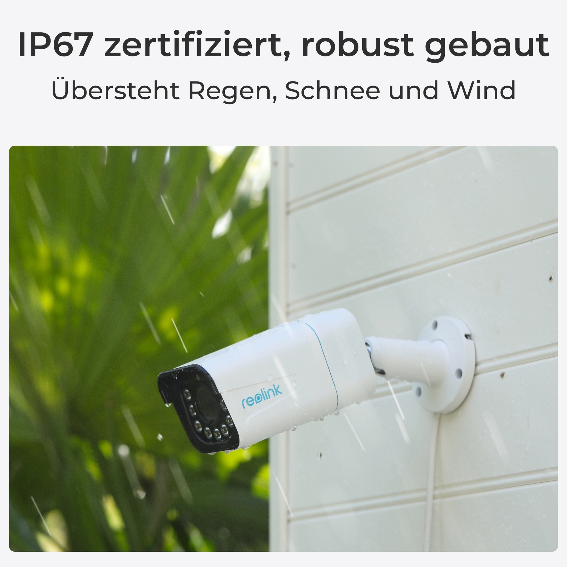 Reolink Überwachungskamera »P430 - 4K-Aussenkamera, PoE, 5X optischer Zoom«, Aussenbereich, Personen-/Fahrzeug-/Tiererkennung, Farb-Nachtsicht