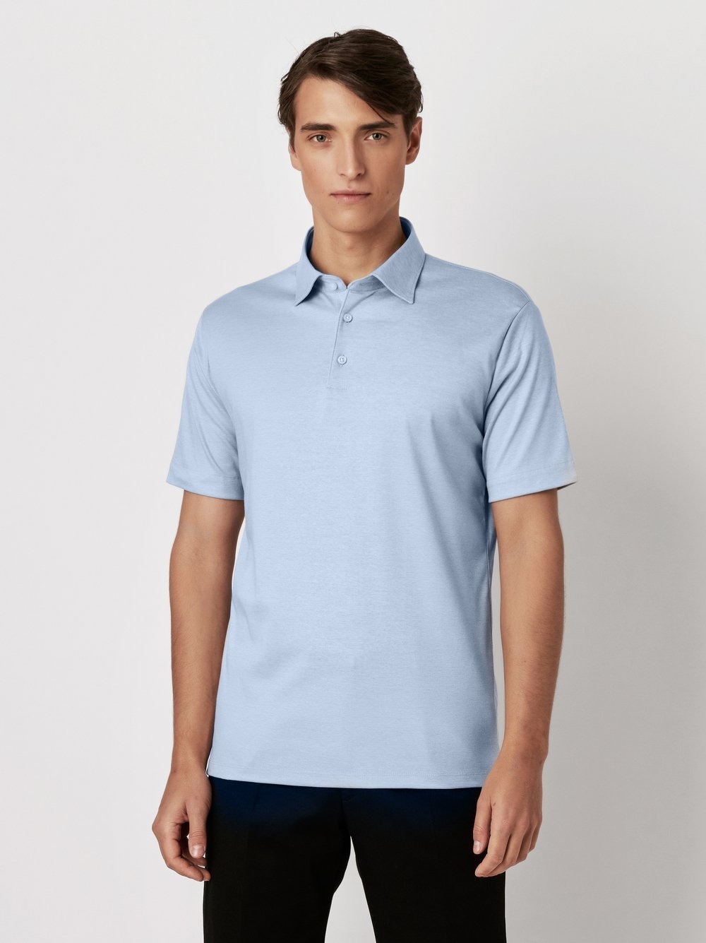 DESOTO Poloshirt »Essential Polo Kent 1/2«, Mit Rundhalsausschnitt