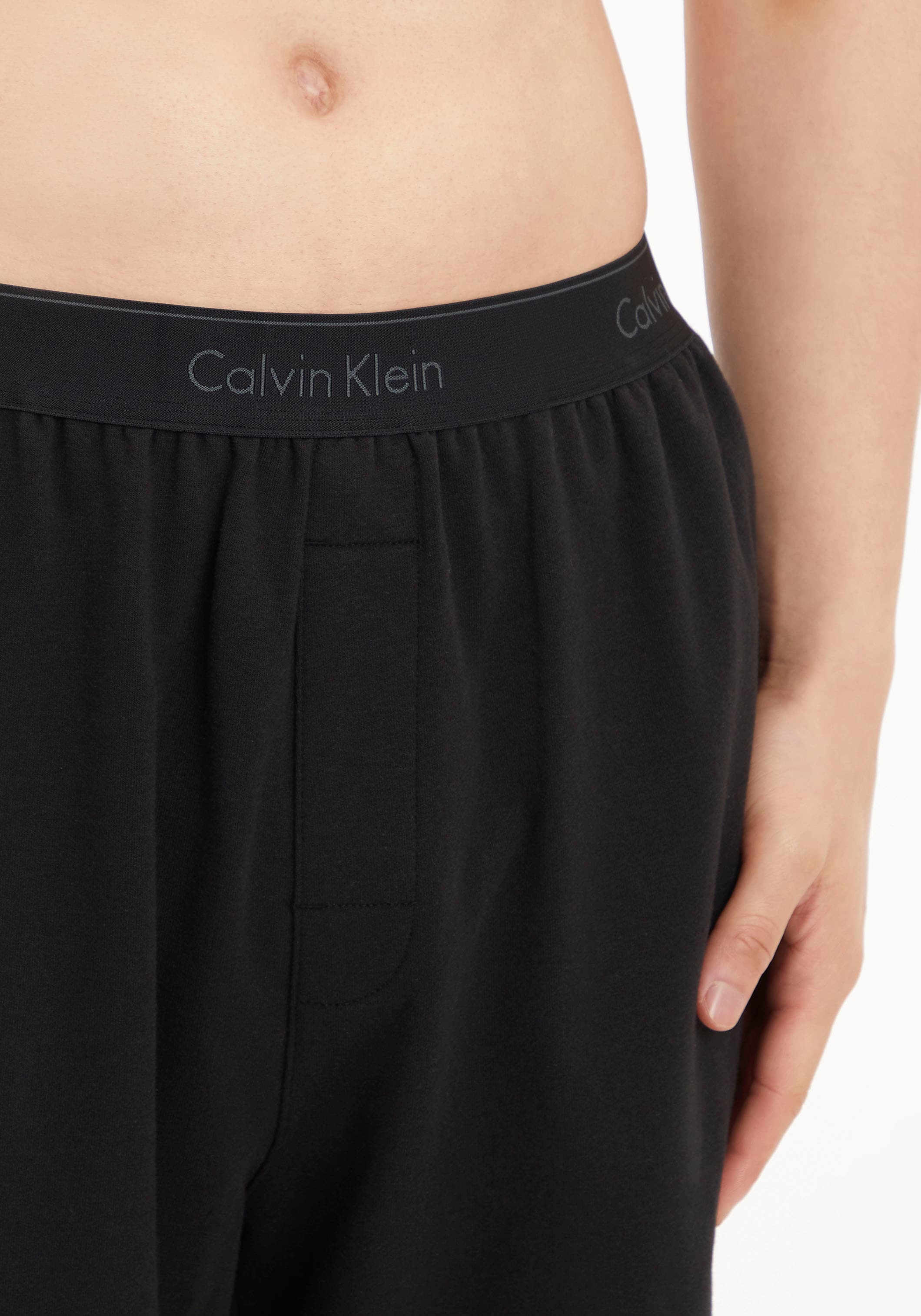 | Klein Calvin Wäschebund shoppen Calvin Schlafshorts, online mit am Logoschriftzug Klein Jelmoli-Versand