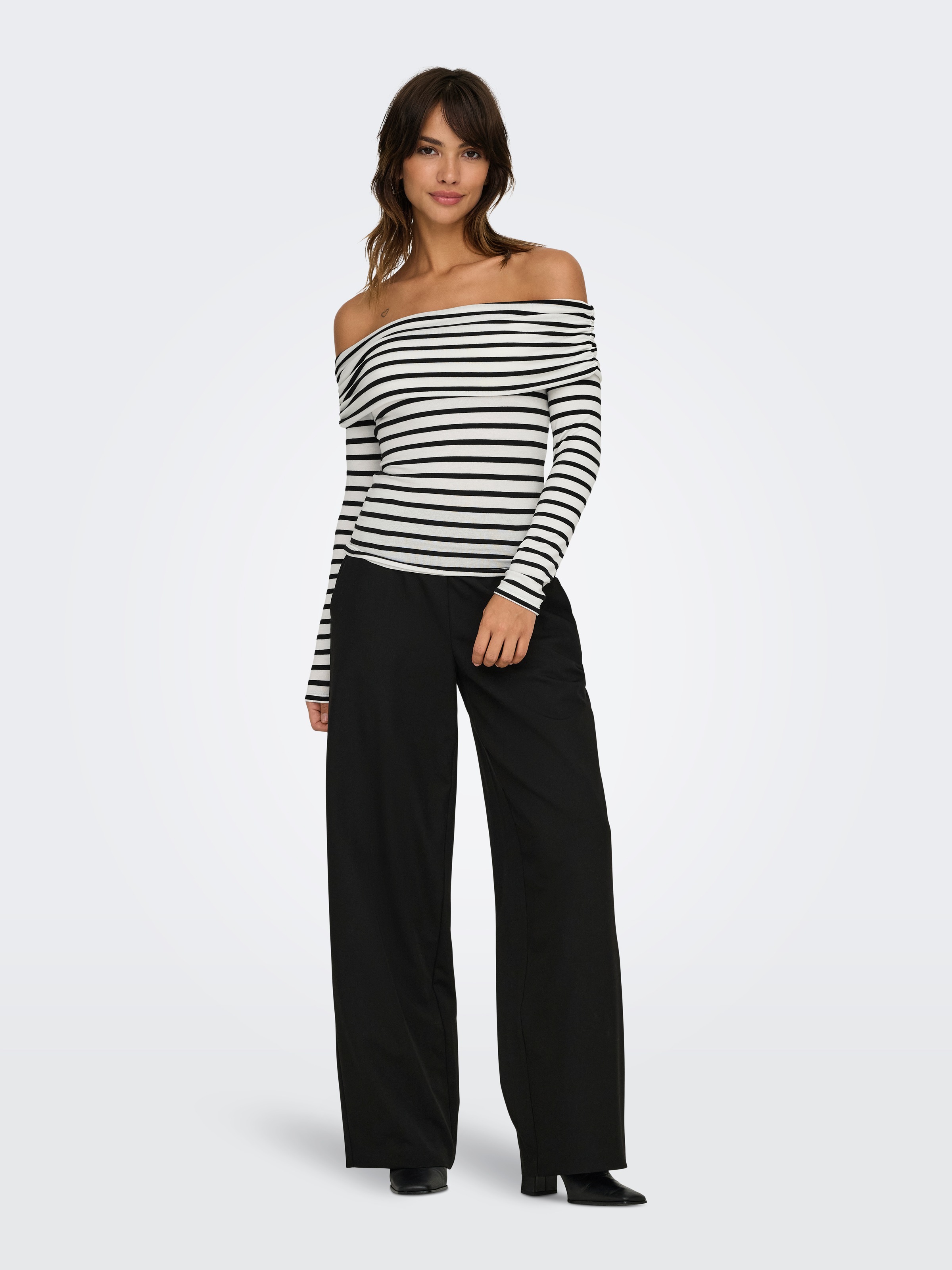ONLY Langarmshirt »ONLGLAMOUR L/S OFF SHOULDER TOP CC JRS«