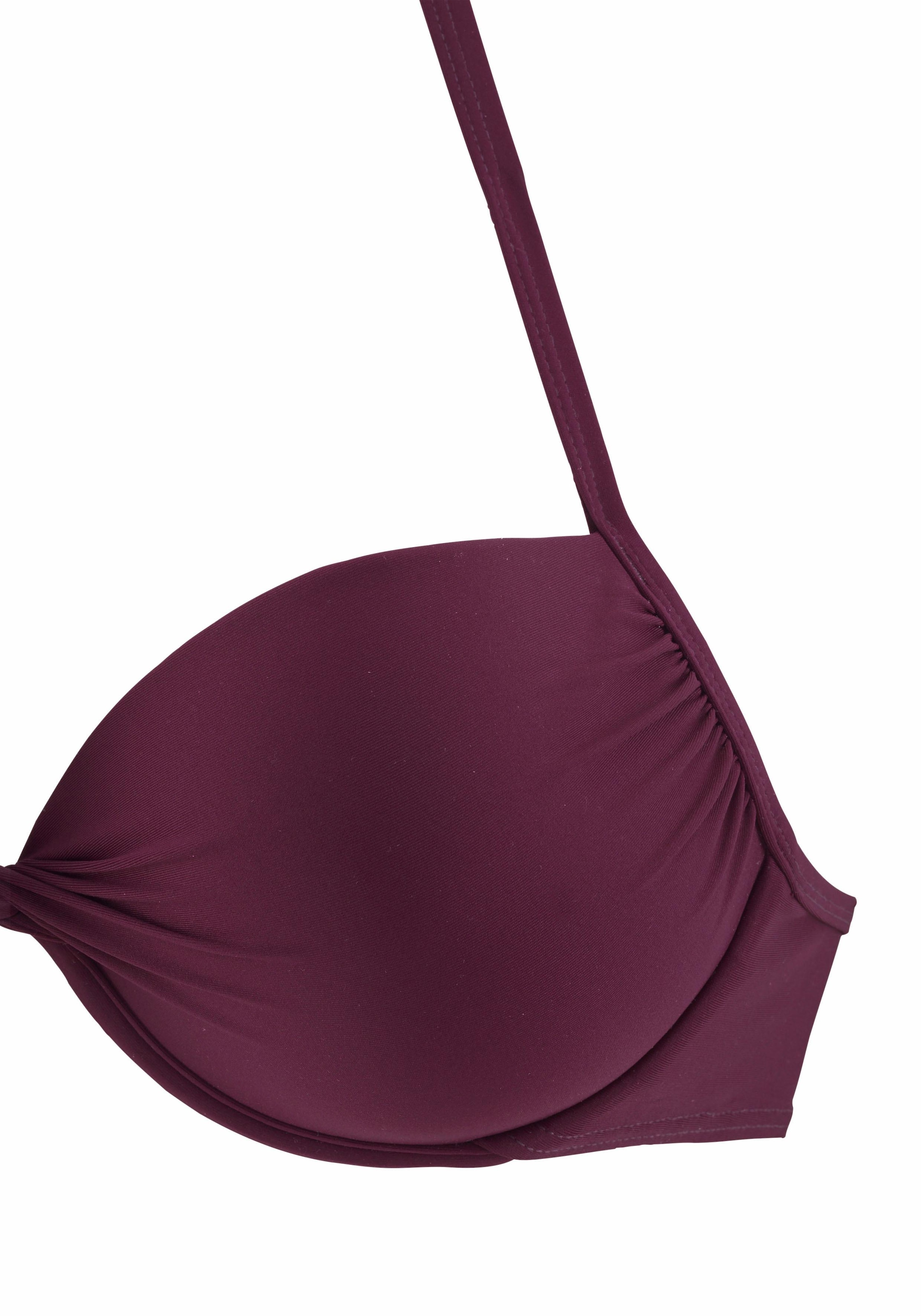 LASCANA Push-Up-Bikini-Top »Italy«, mit Raffung