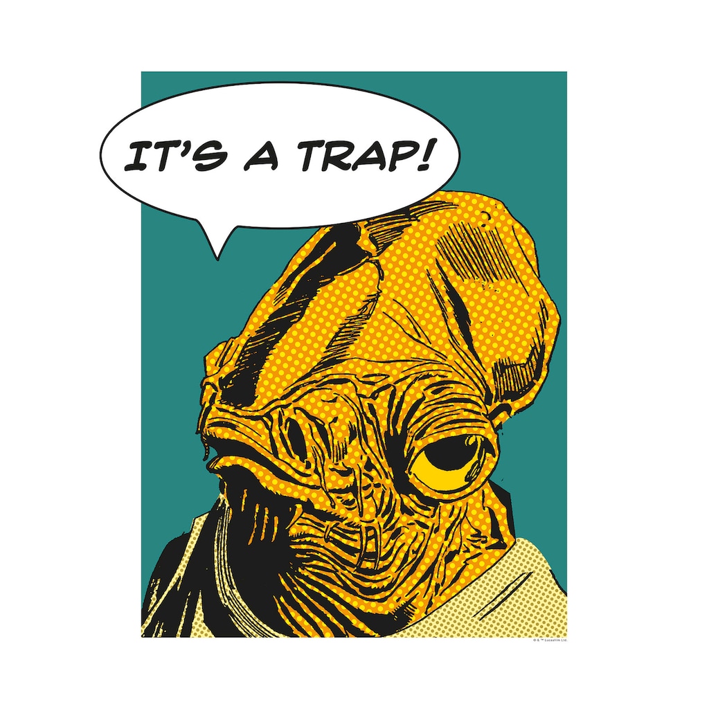 Komar Poster »Star Wars Classic Comic Quote Ackbar«, Star Wars, (1 St.)