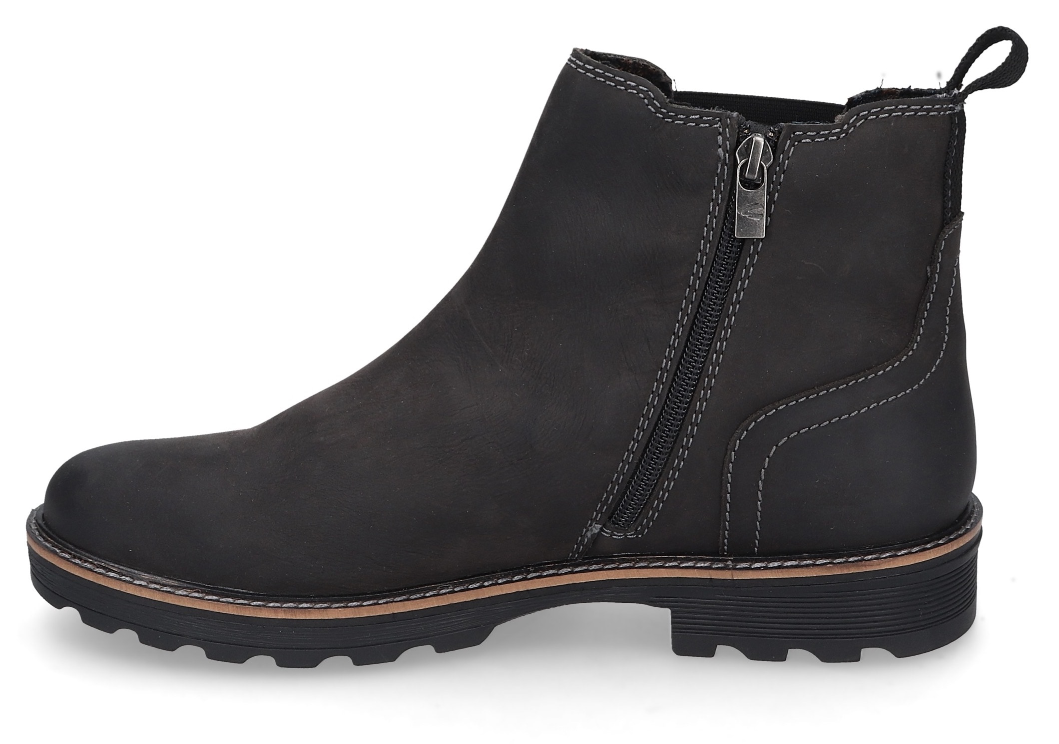 camel active Chelseaboots, Boots, Stiefelette mit Wechselfussbett