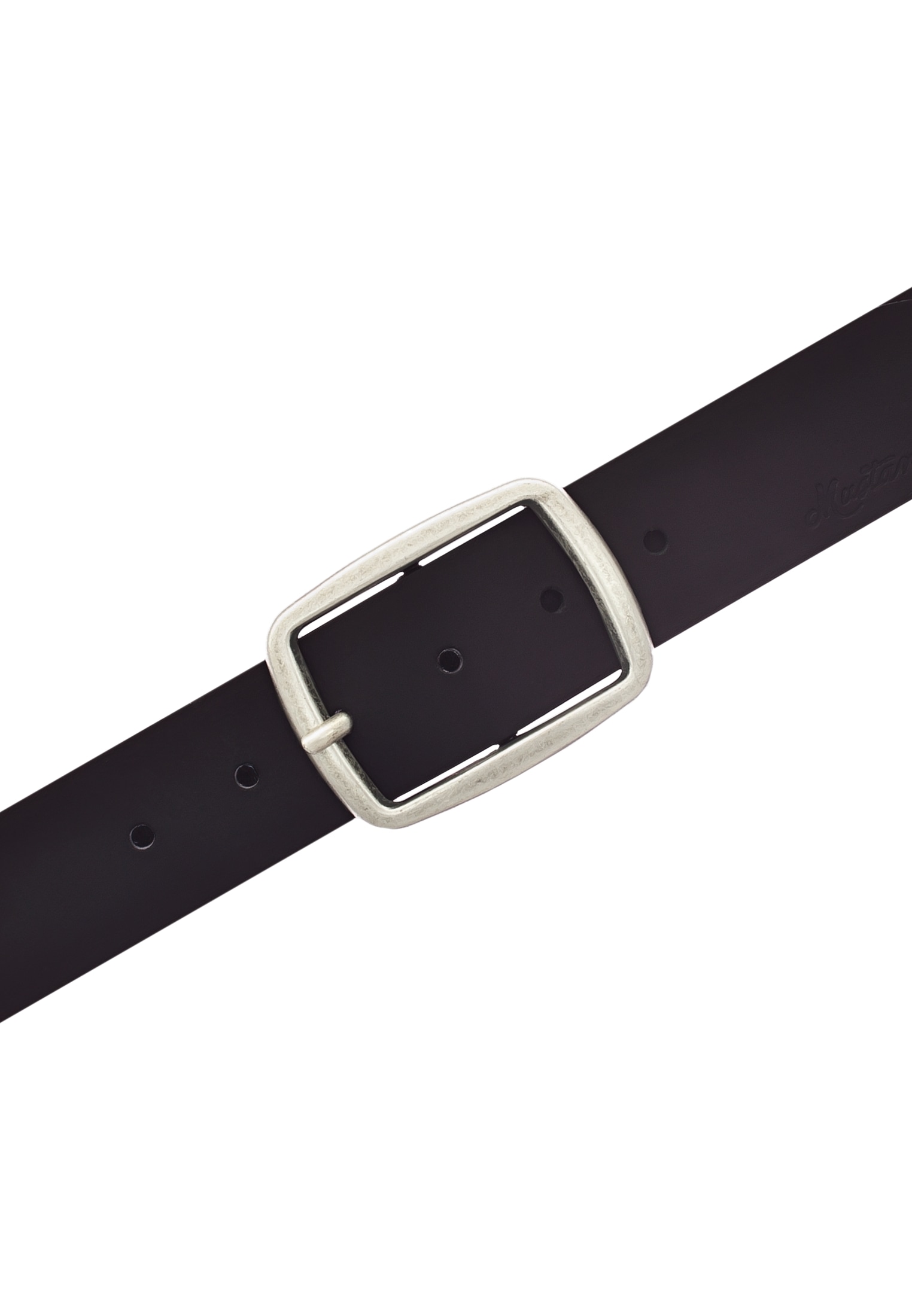 MUSTANG Ledergürtel, Pull-Up-Leder mit Vintagecharakter, 4 cm
