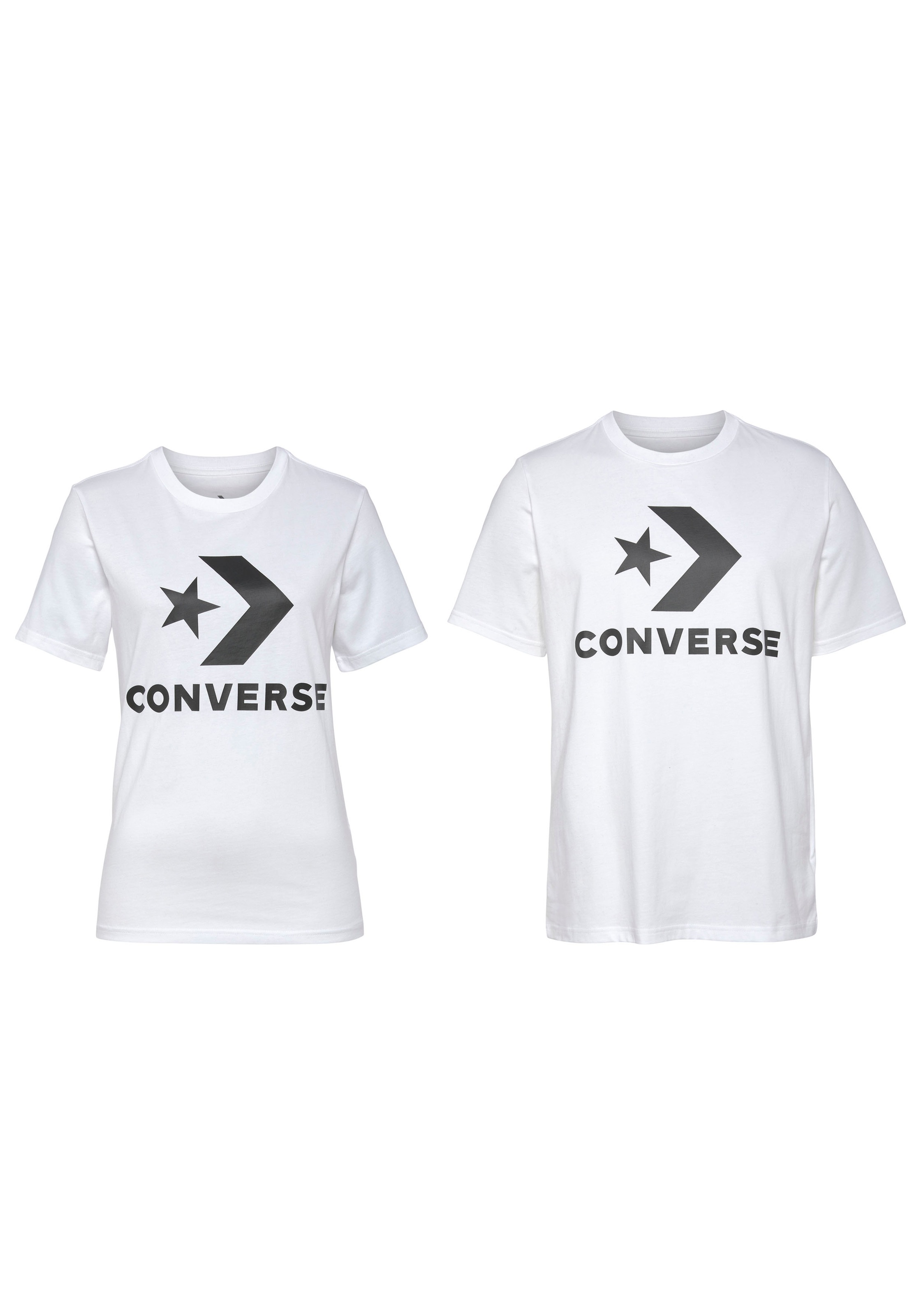Converse T-Shirt »Unisex GO-TO STAR CHEVRON LOGO STANDARD-FIT«, (1 tlg.), Unisex