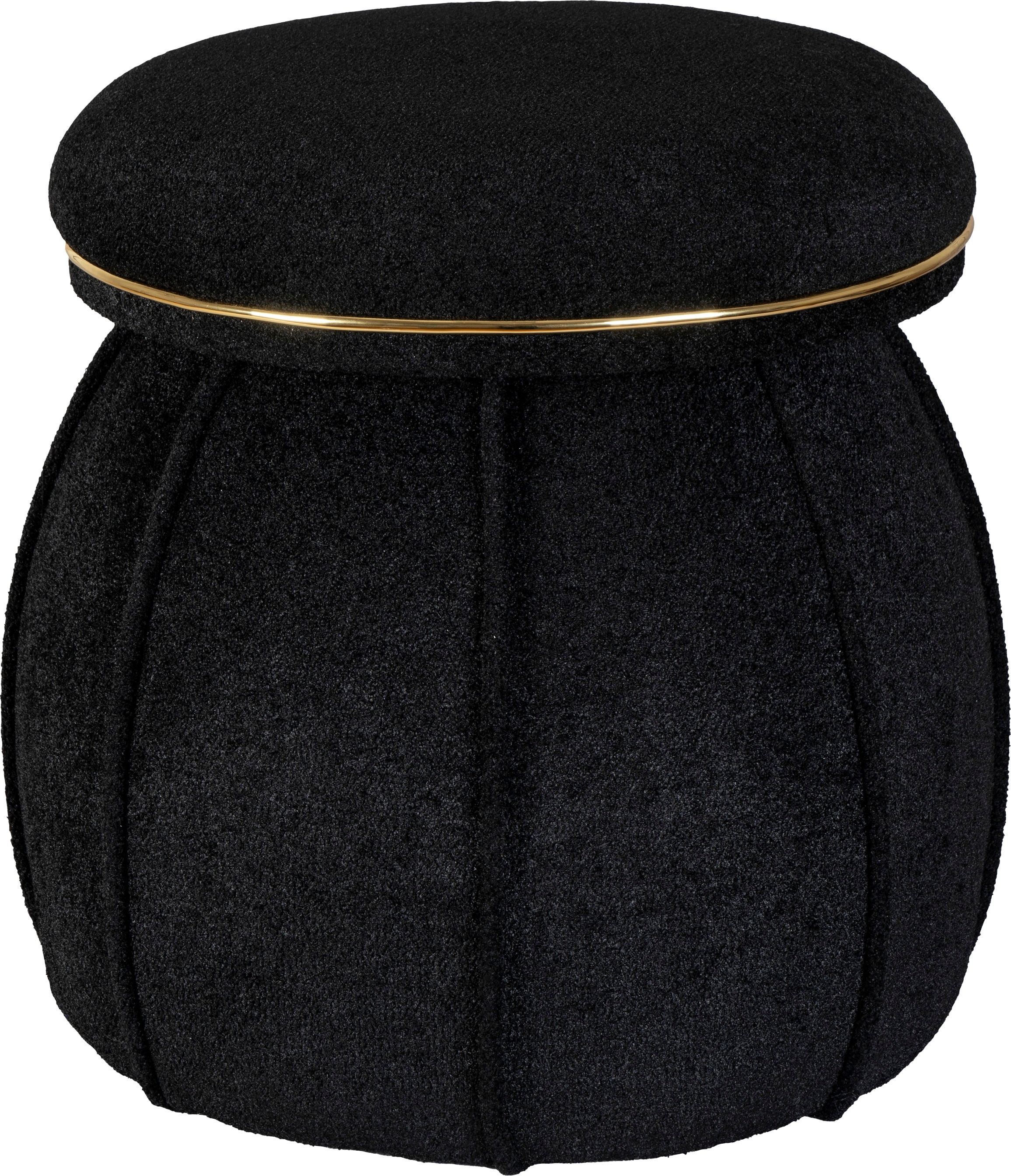 Kayoom Sitzhocker »Hocker Corin,extravagante Form,stilvolle Farben,elegant gesteppter Fuss«, (1 St.), komfortabel, hochqualitativ, pflegeleicht, sorgfältig verarbeitet