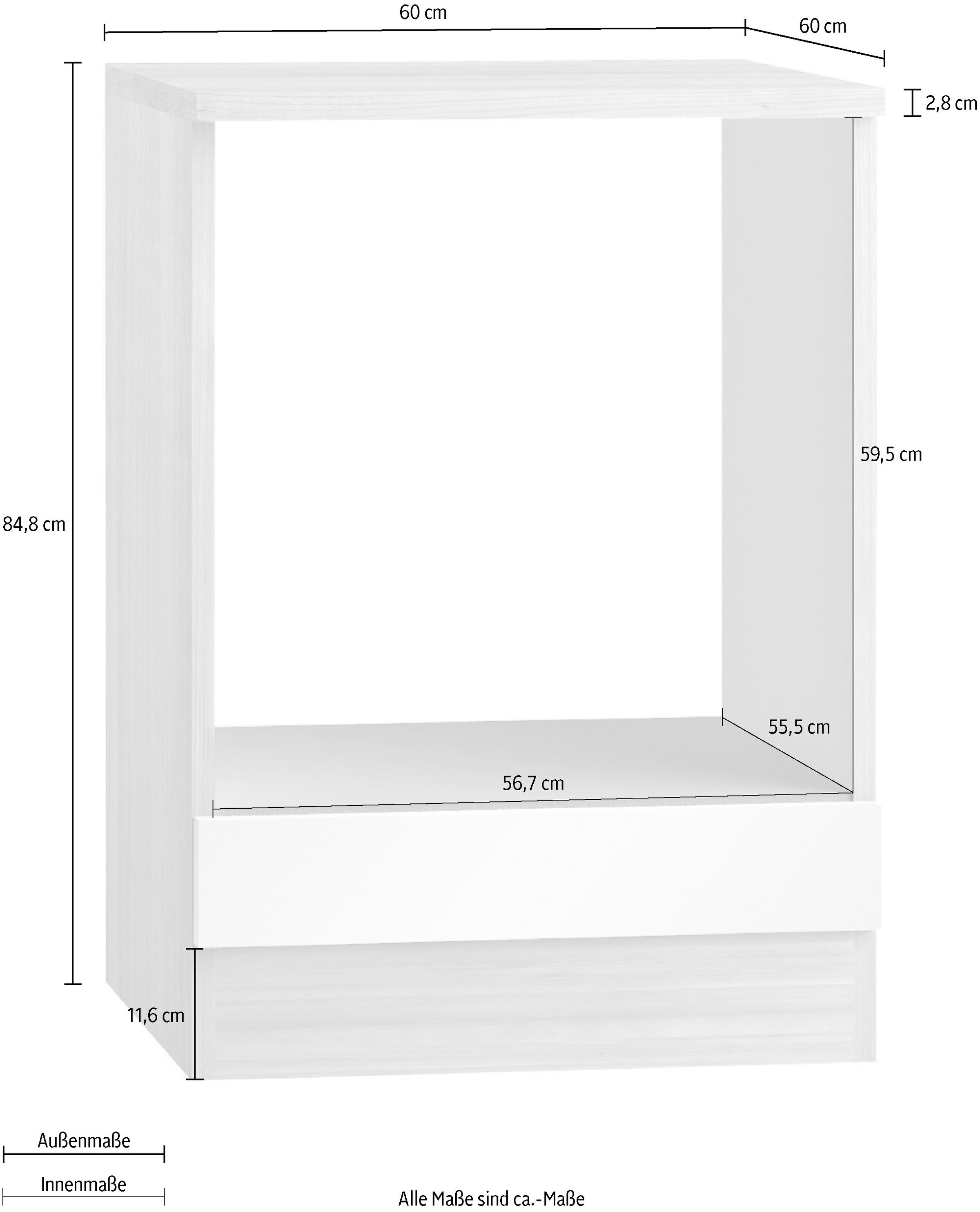 OPTIFIT Herdumbauschrank "Faro", Breite 60 cm