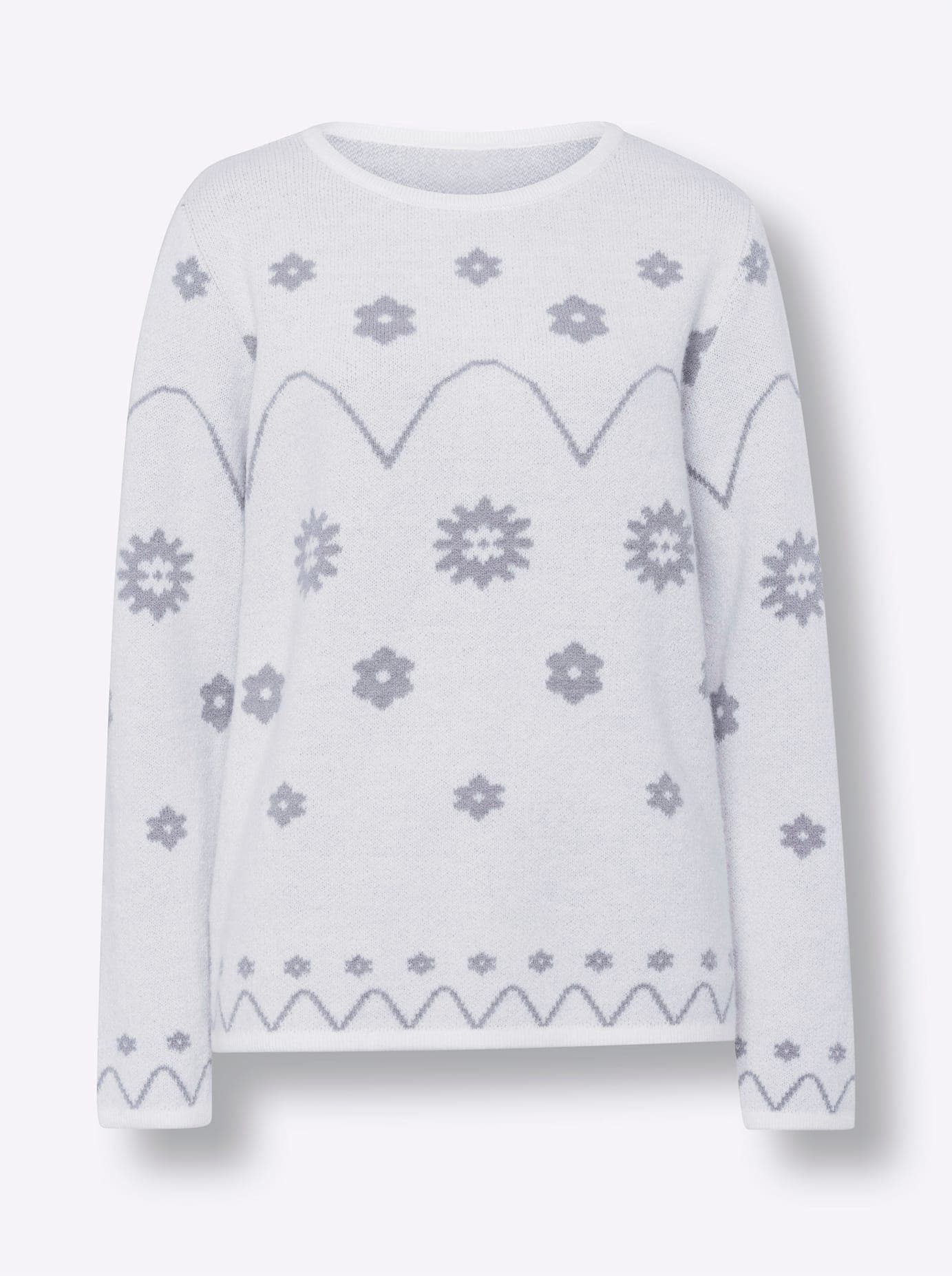 heine Rundhalspullover »Jacquard-Pullover«