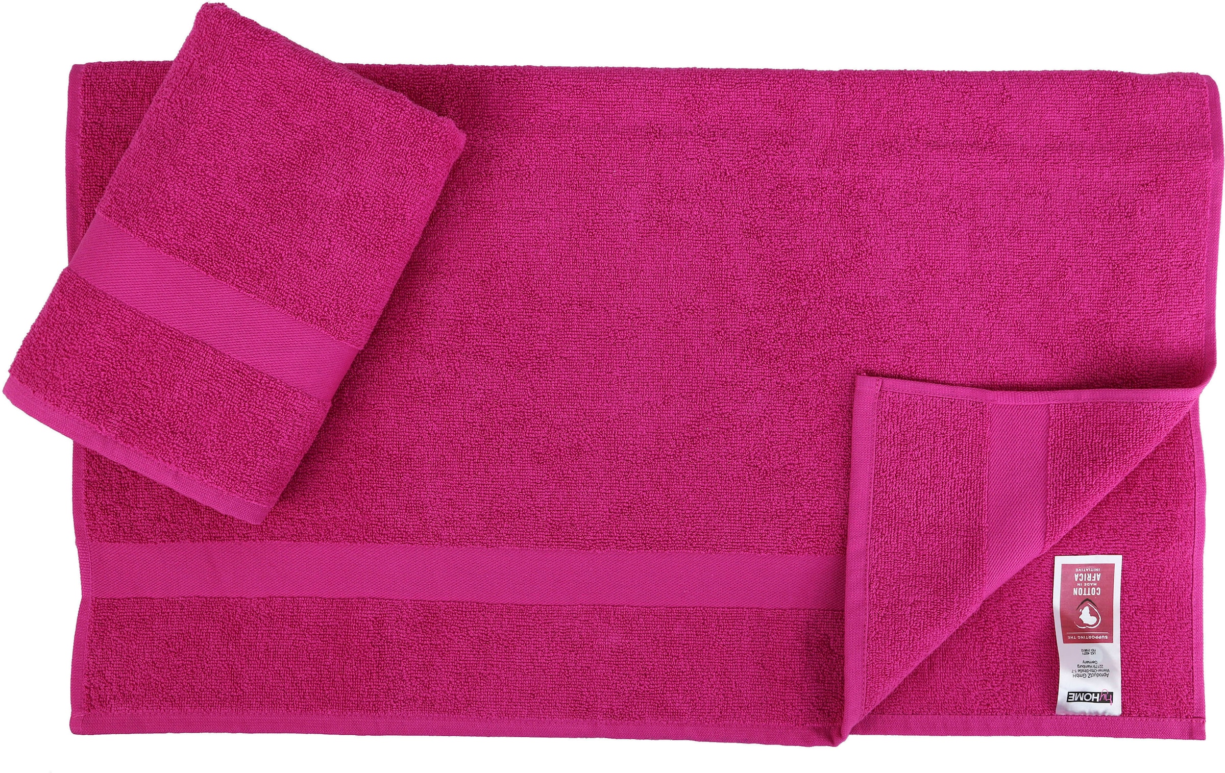 100% Handtuch-Set »Nela«, | online Jelmoli-Versand tlg., 6 mit Walkfrottier, my Set, Handtuch einfarbiges home Set Baumwolle Bordüre, aus bestellen