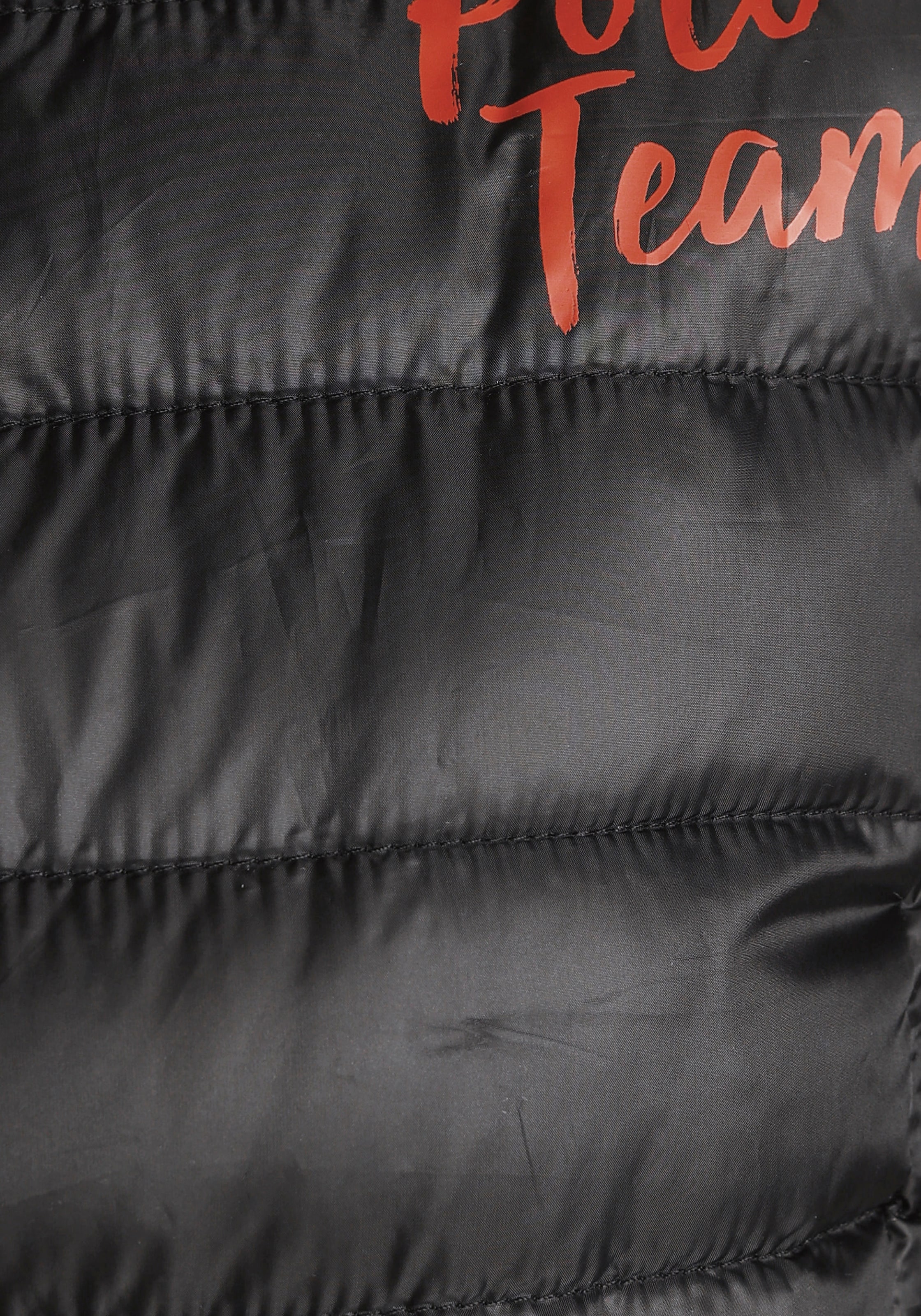 TOM TAILOR Polo online Jelmoli-Versand kaufen mit St., mit Steppjacke, 2 Logodruck bei mit (Set, Rücken Schal), Team Schweiz dem grossen Kapuze, auf