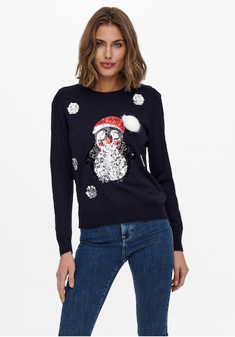 Only Weihnachtspullover »ONLX-MAS PENGUIN L/S PULLOVER EXCL KNT« kaufen