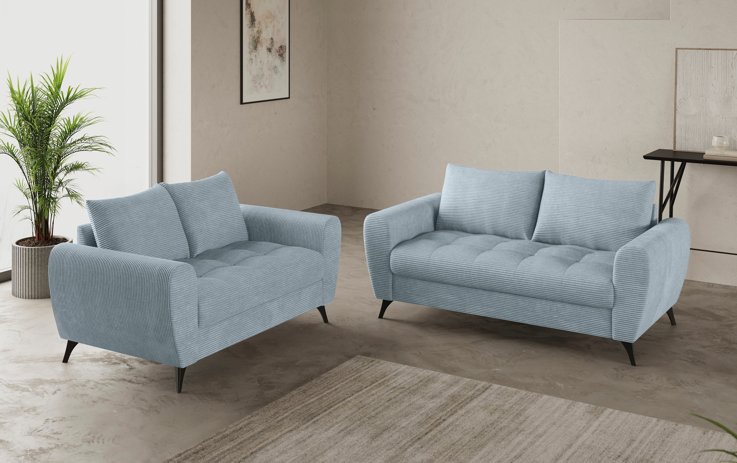 Mr. Couch 2,5-Sitzer »Blackburn II«, Mit Kaltschaumpolsterung bis 140 kg belastbar