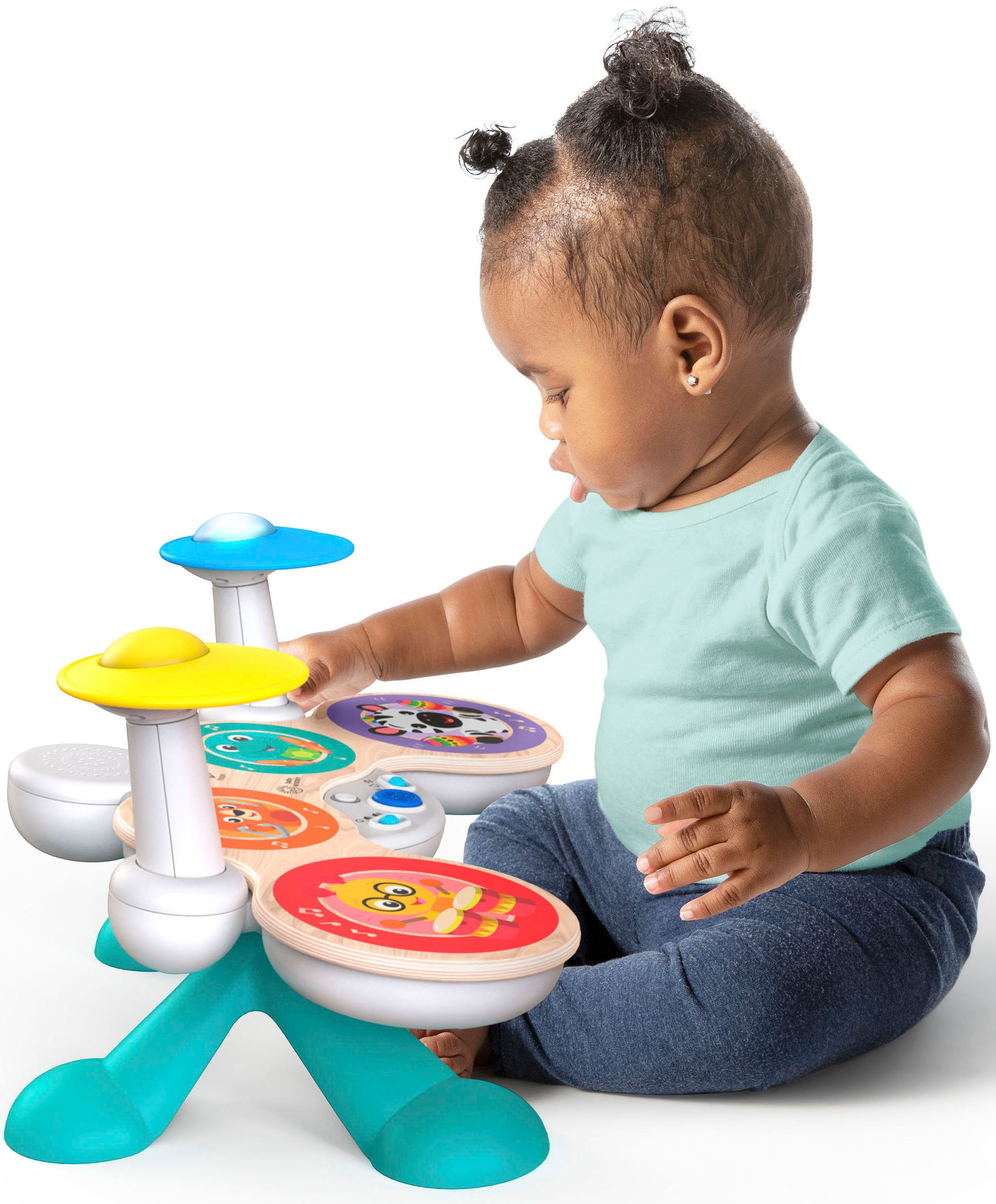 Hape Spielzeug-Musikinstrument »Baby Einstein, Together in Tune Drums™«, Connected Magic Touch™