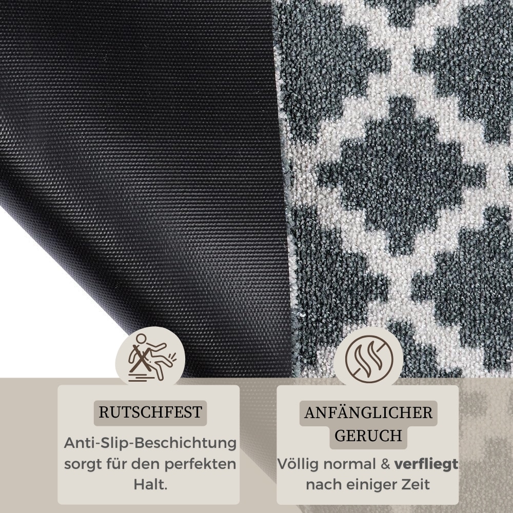 HANSE Home Fussmatte »Elegance, Türmatte«, rechteckig, 7 mm Höhe, Schmutzfangmatte, Innen und Aussen, Rutschfest, Wetterfest, Türmatte