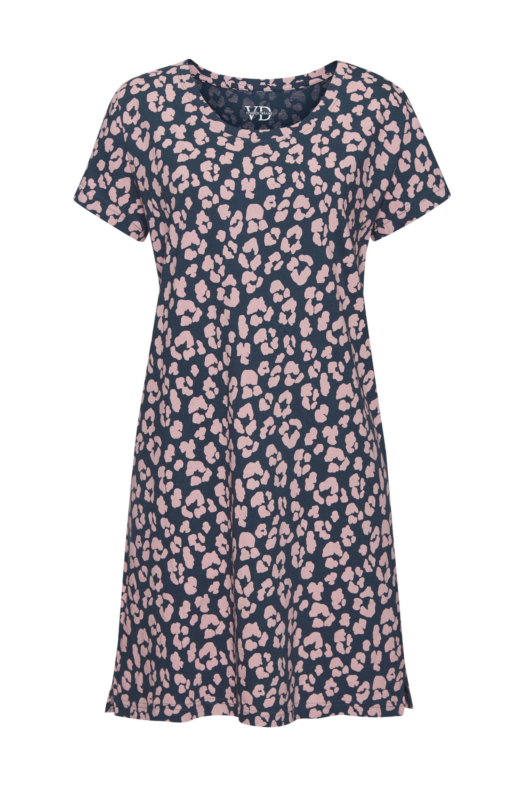 Vivance Dreams Sleepshirt, (2er-Pack), mit Leo-Muster